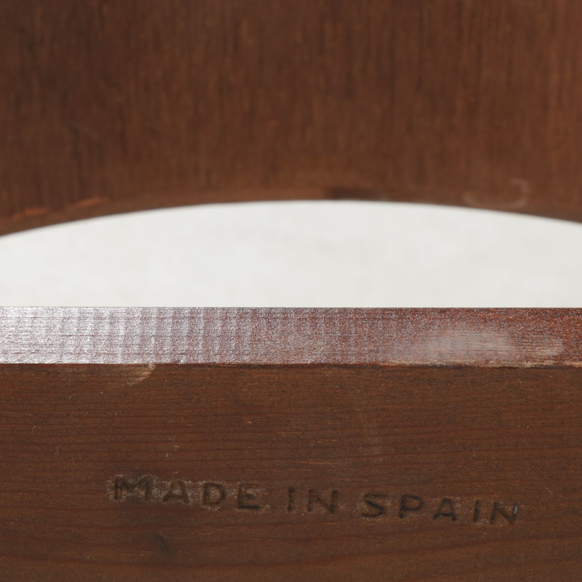 Spanish Louis XVI Style Marble Top Coffee Table with Porcelain Medallions