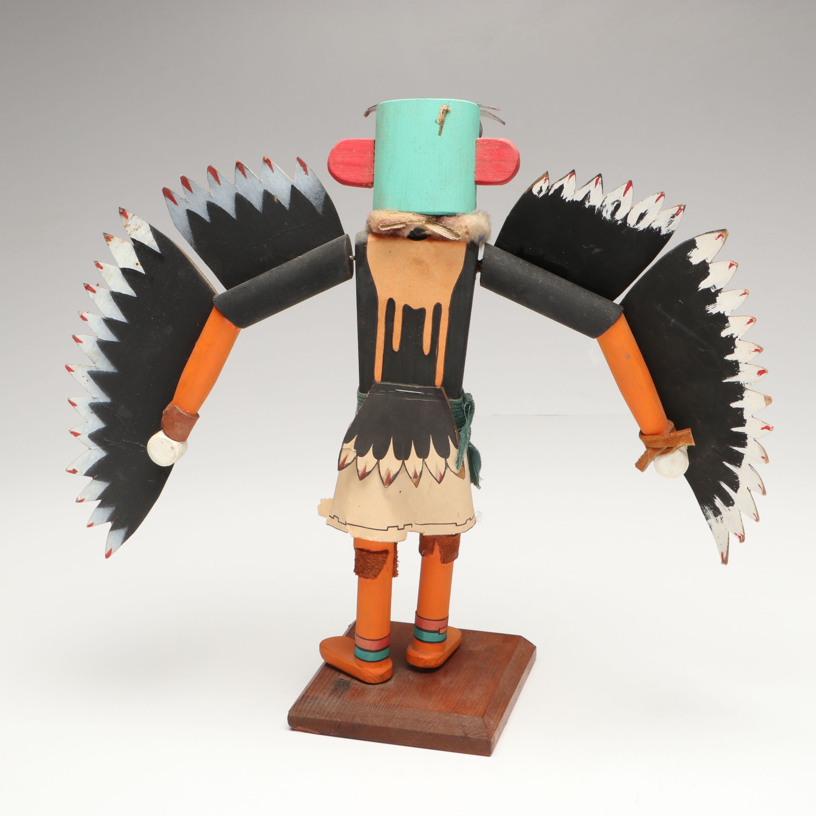 Ron Koopee "Morning Singer" with Other Hopi Kachina Carvings, 20th Century