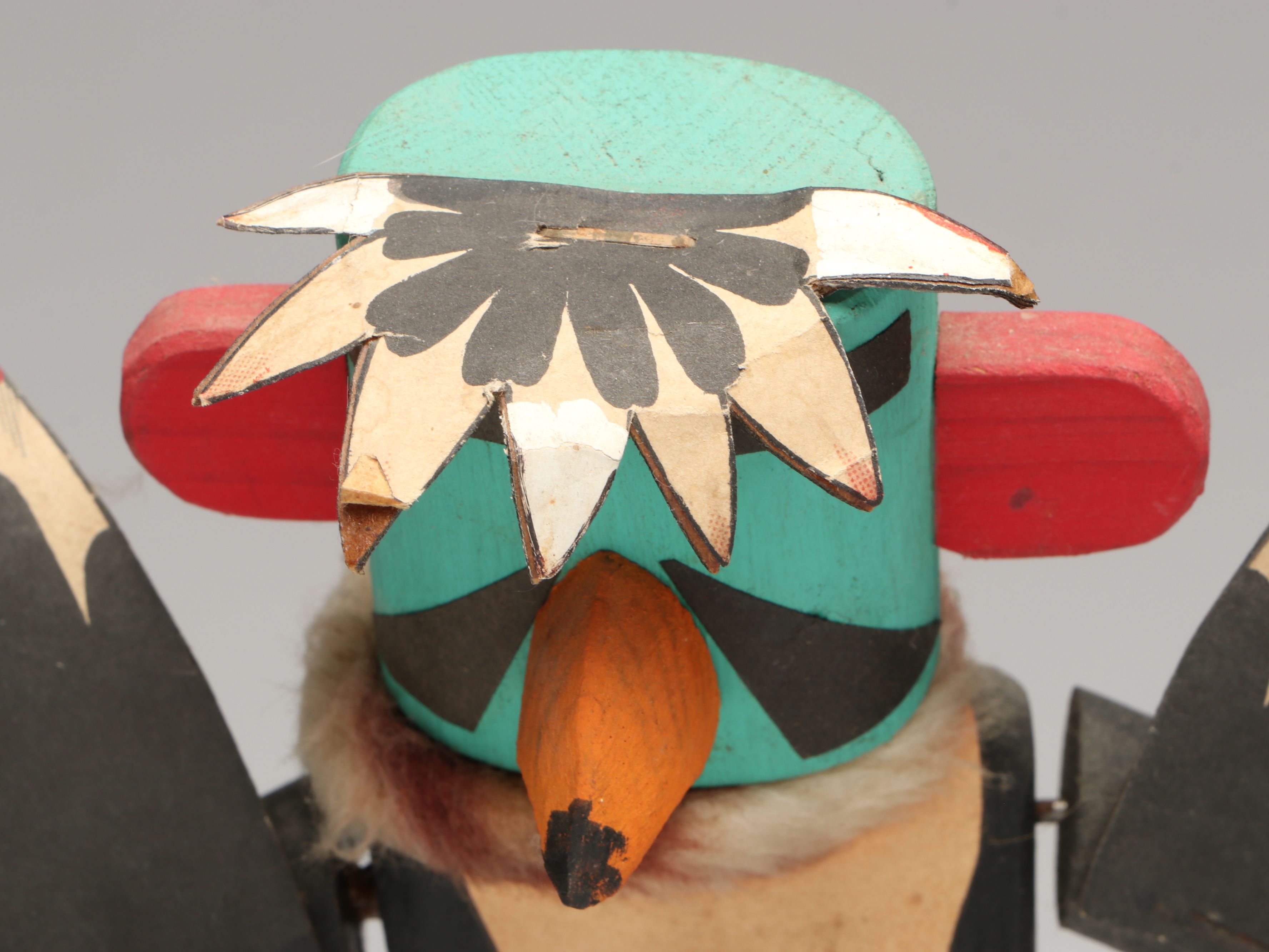 Ron Koopee "Morning Singer" with Other Hopi Kachina Carvings, 20th Century