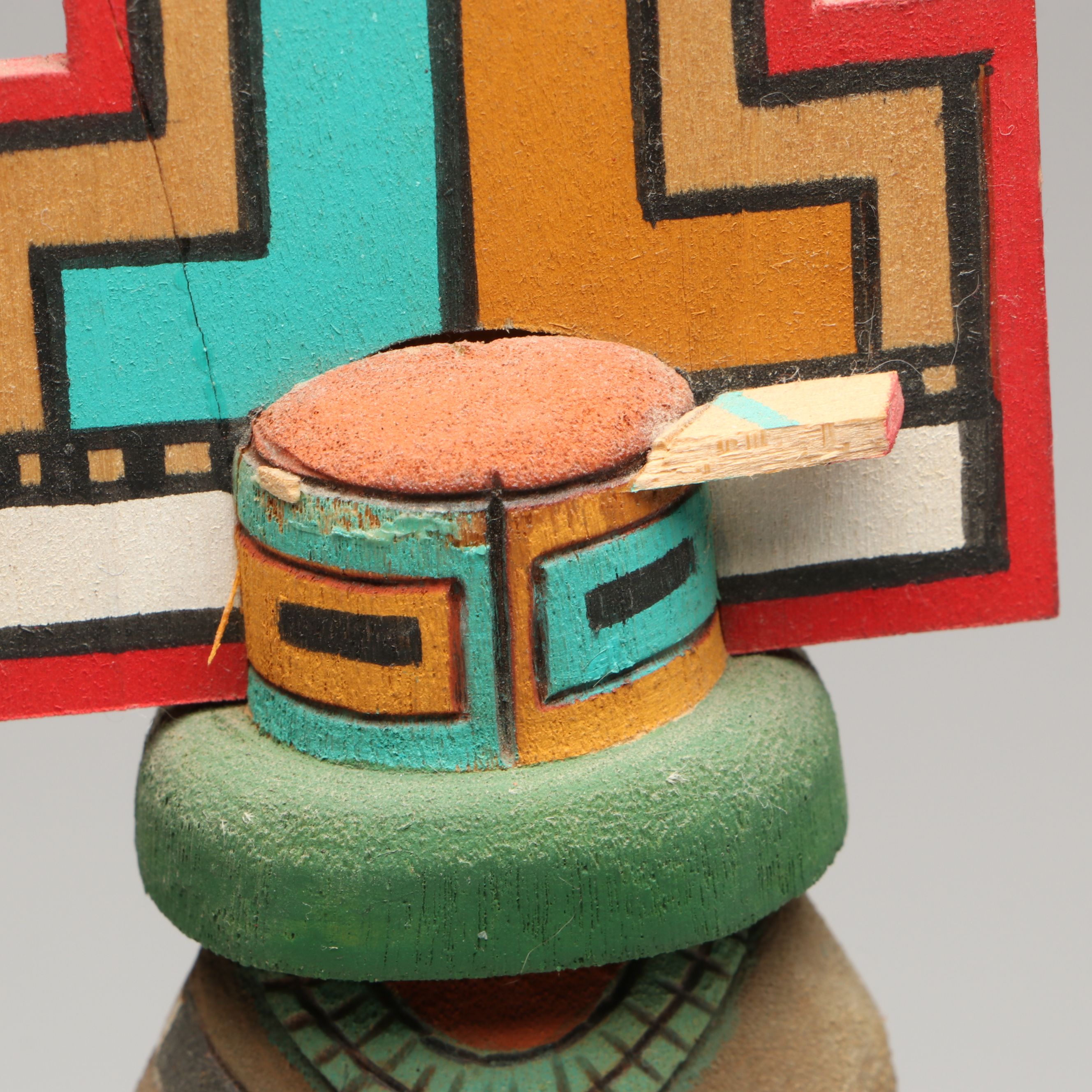 Ron Koopee "Morning Singer" with Other Hopi Kachina Carvings, 20th Century