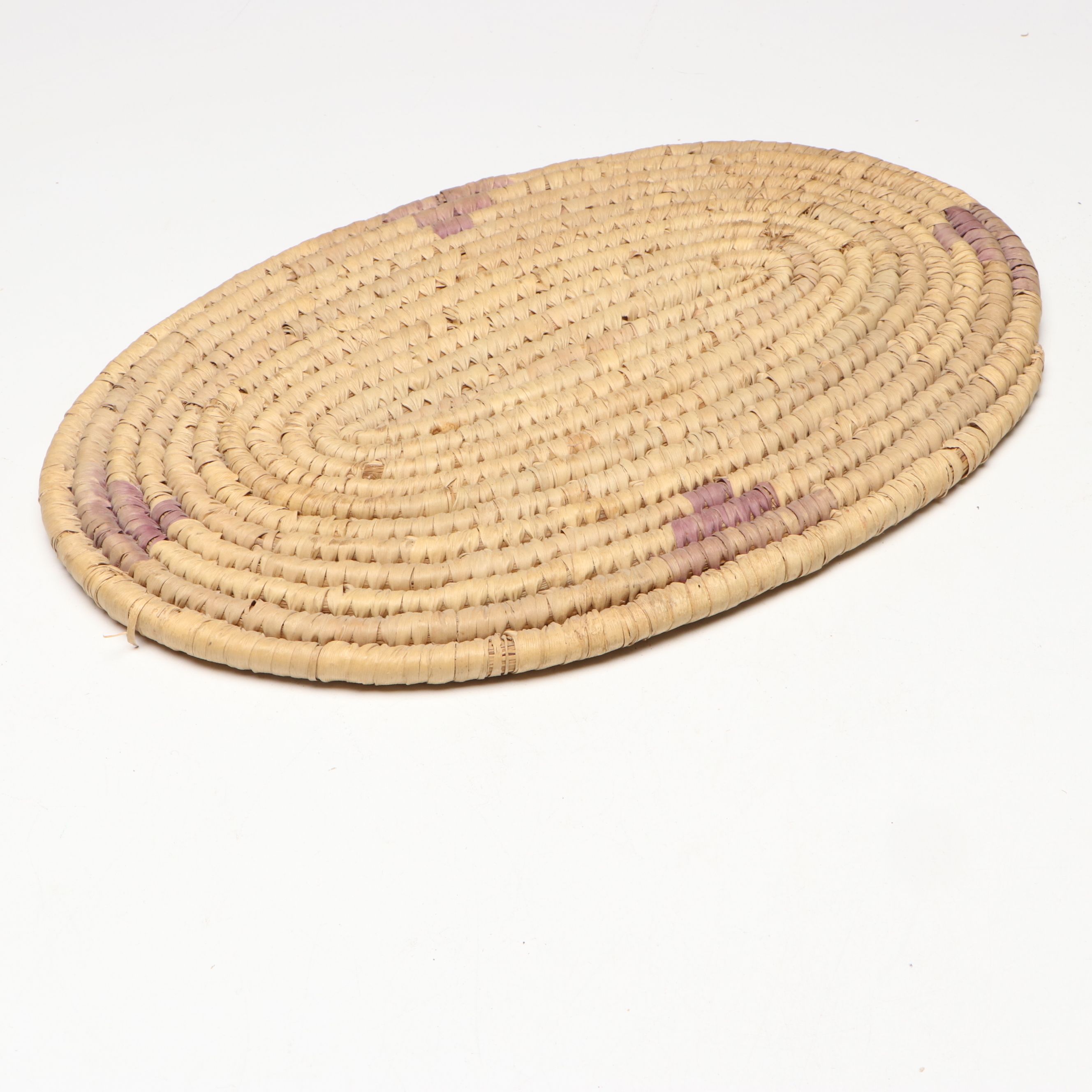 Muir Woods Redwood Totem Pole Souvenir with Handwoven Basket and Tray