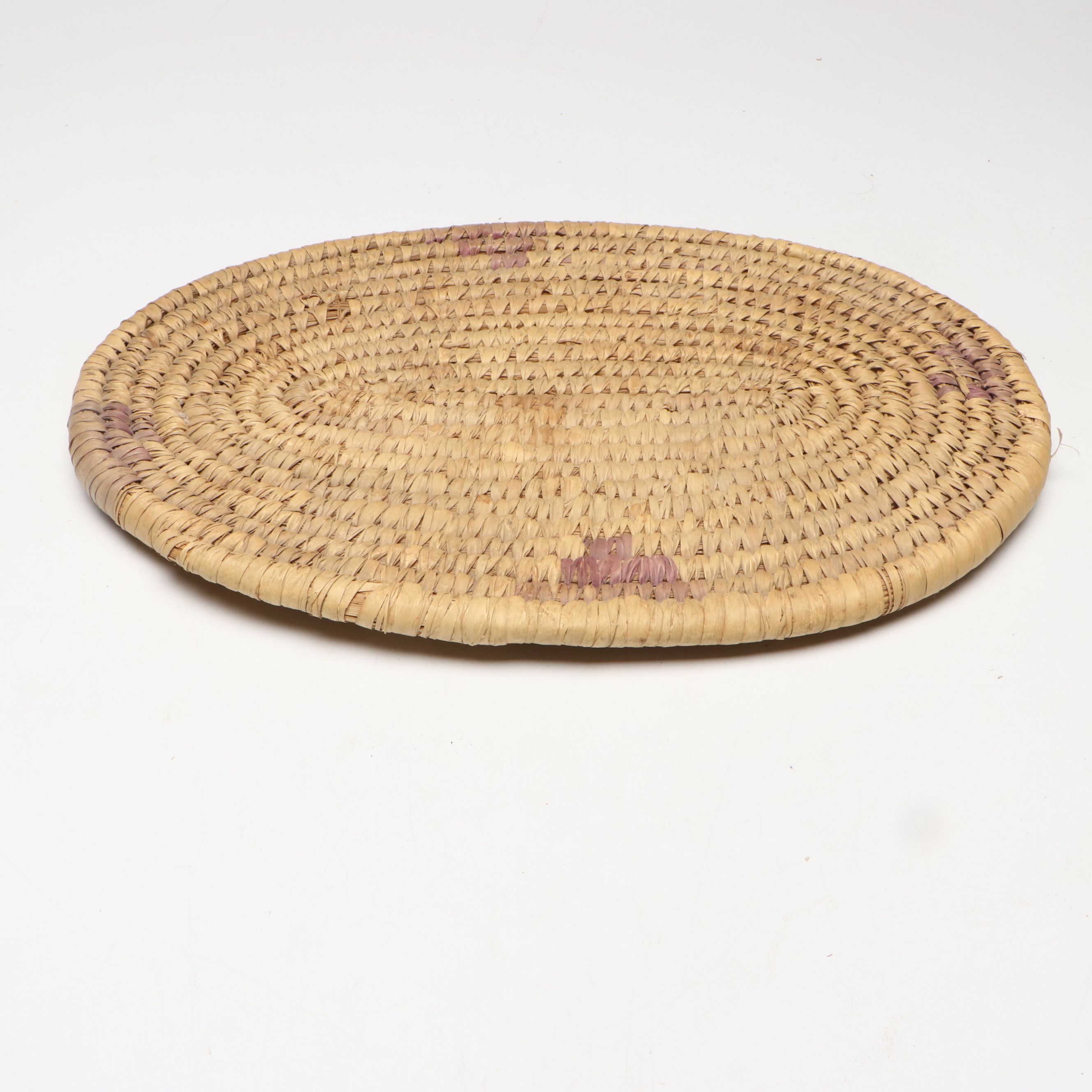 Muir Woods Redwood Totem Pole Souvenir with Handwoven Basket and Tray