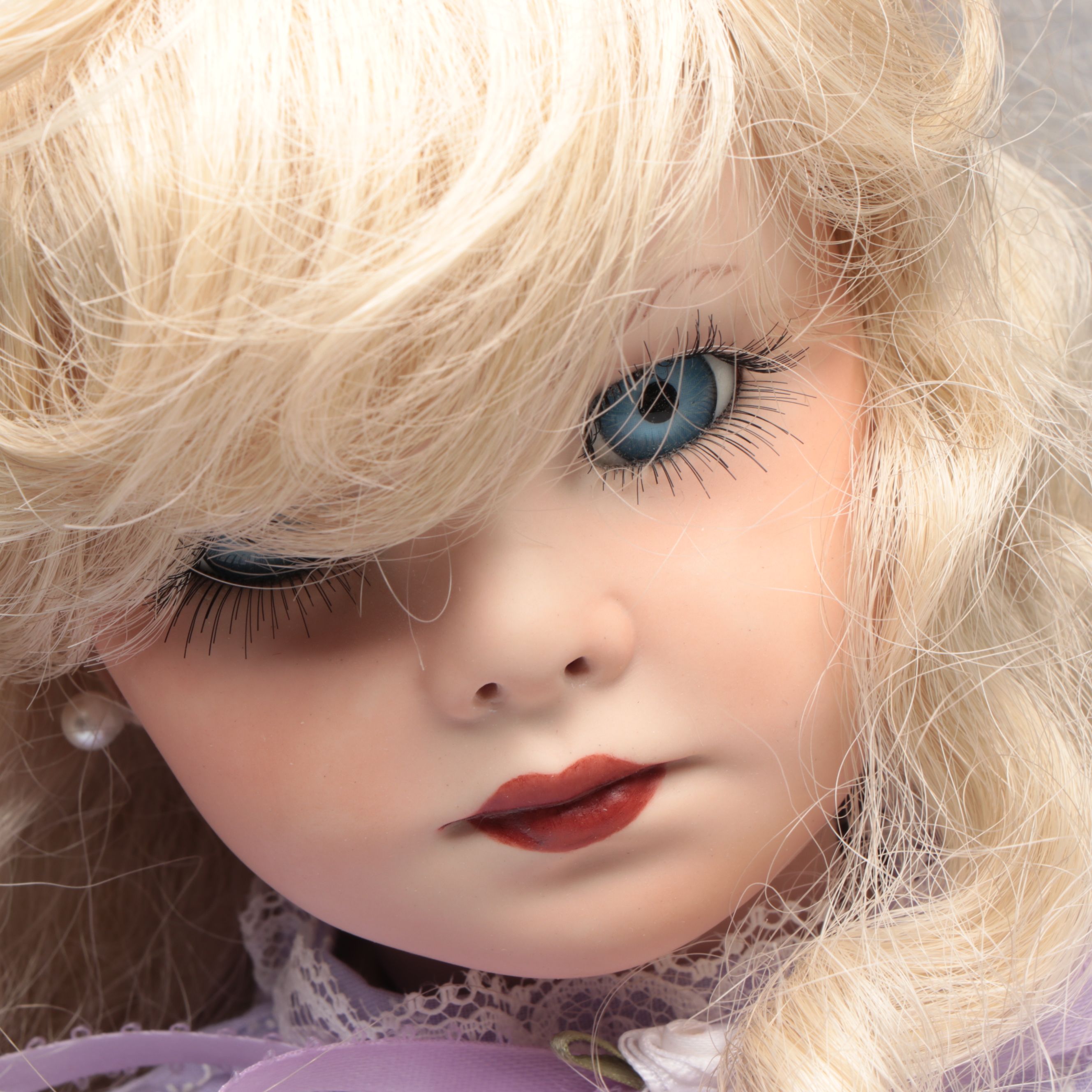 Heidi Ott Best Friends "Beth" Porcelain Doll with Other Porcelain Doll