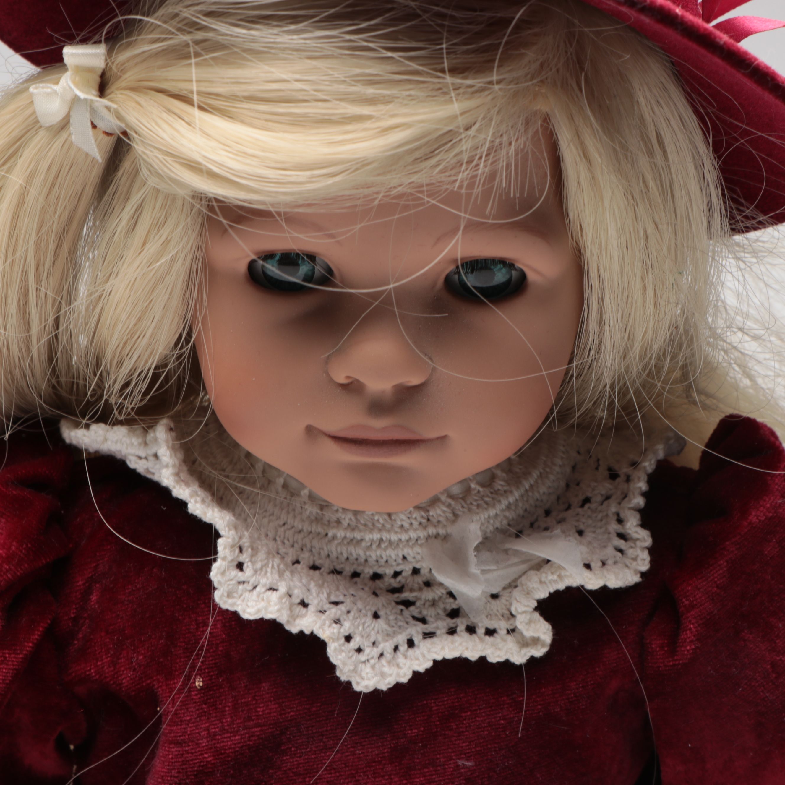 Heidi Ott Best Friends "Beth" Porcelain Doll with Other Porcelain Doll