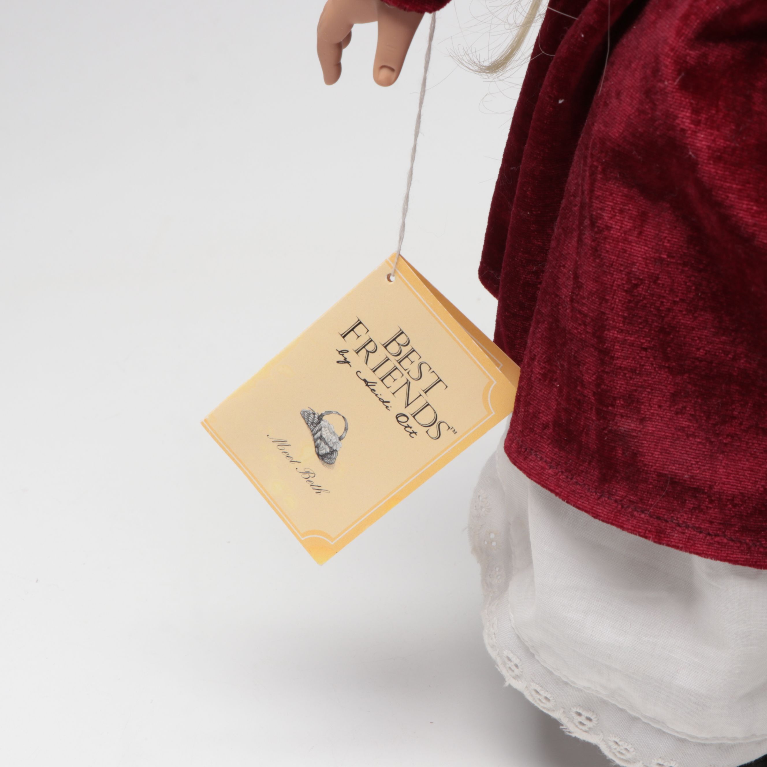 Heidi Ott Best Friends "Beth" Porcelain Doll with Other Porcelain Doll