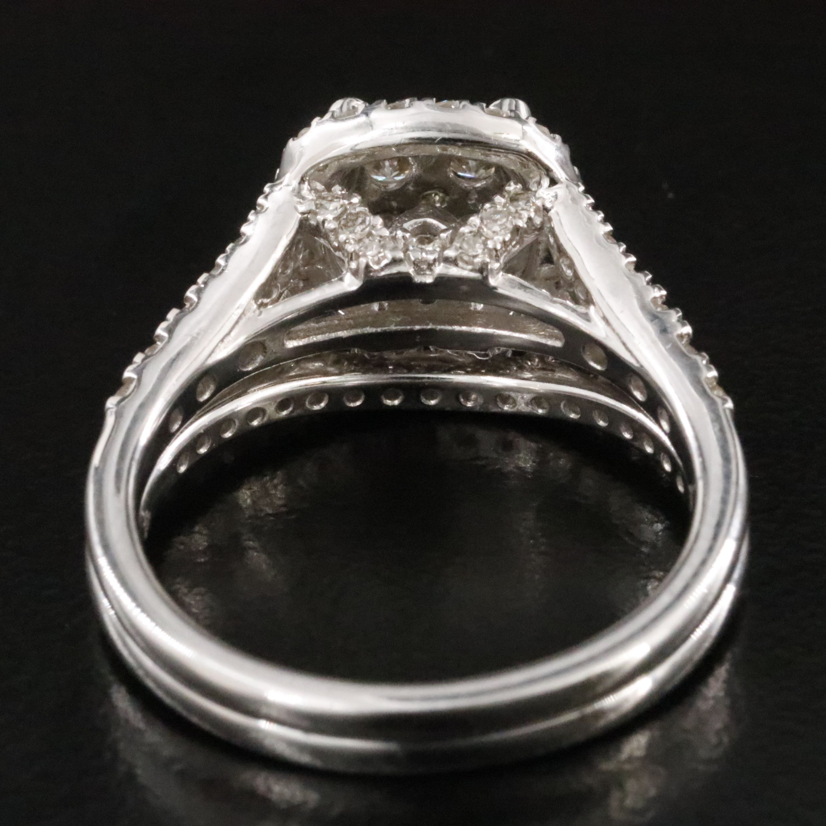 14K 0.95 CTW Diamond Ring Set