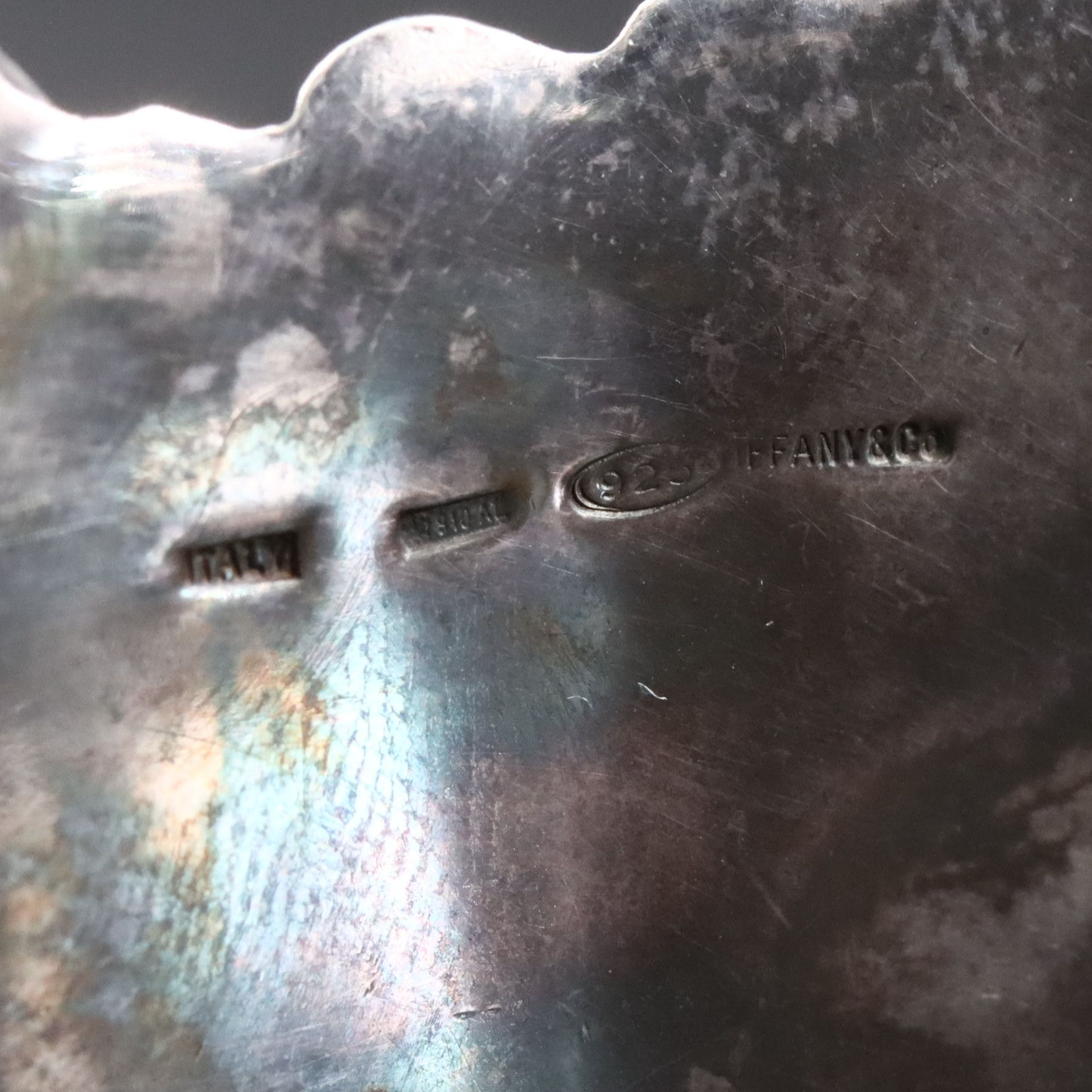 Tiffany & Co. Vintage Sterling Fluted Ribbon Bracelet