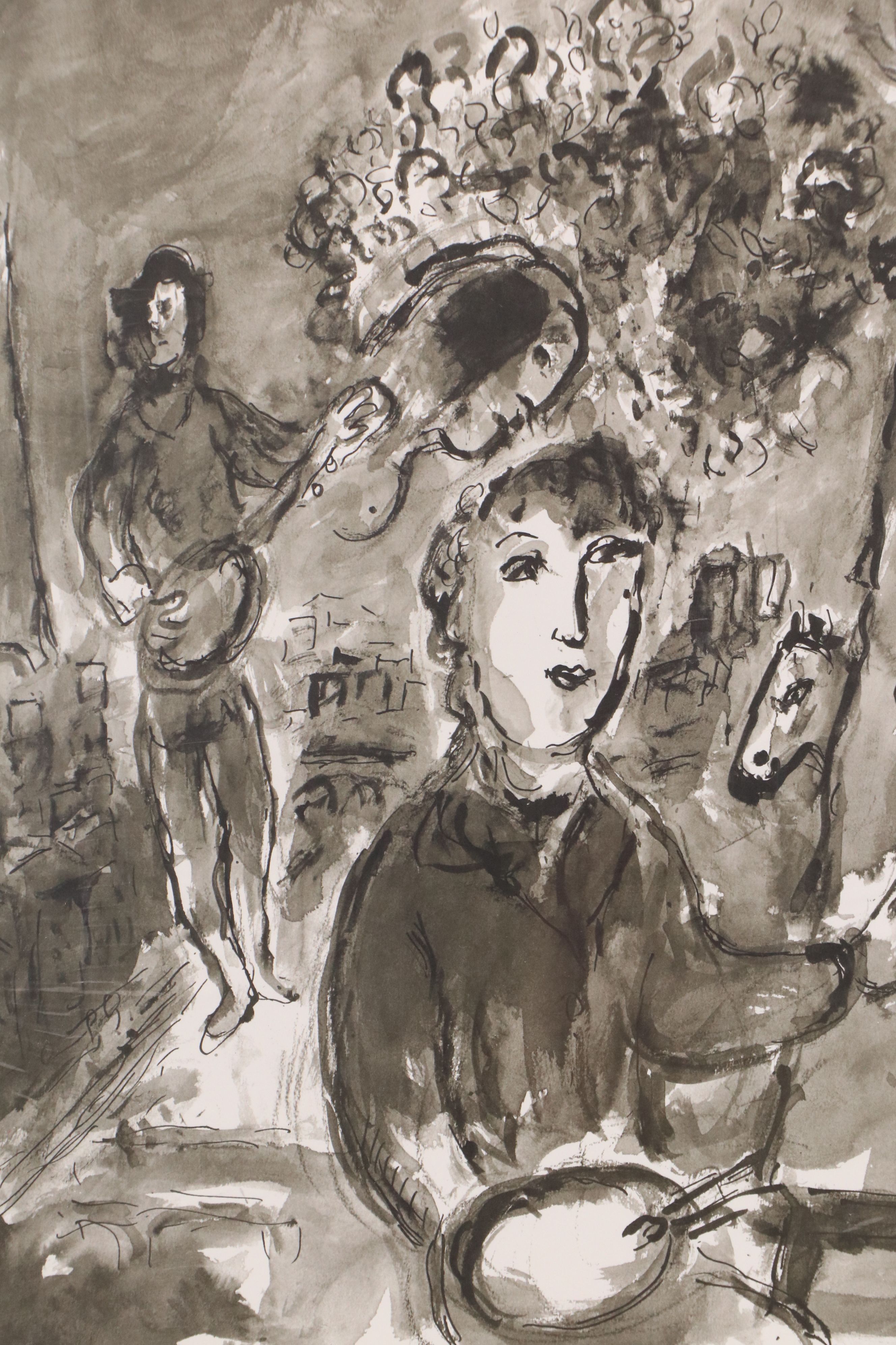 Marc Chagall Exhibition Poster for Gallery Maeght