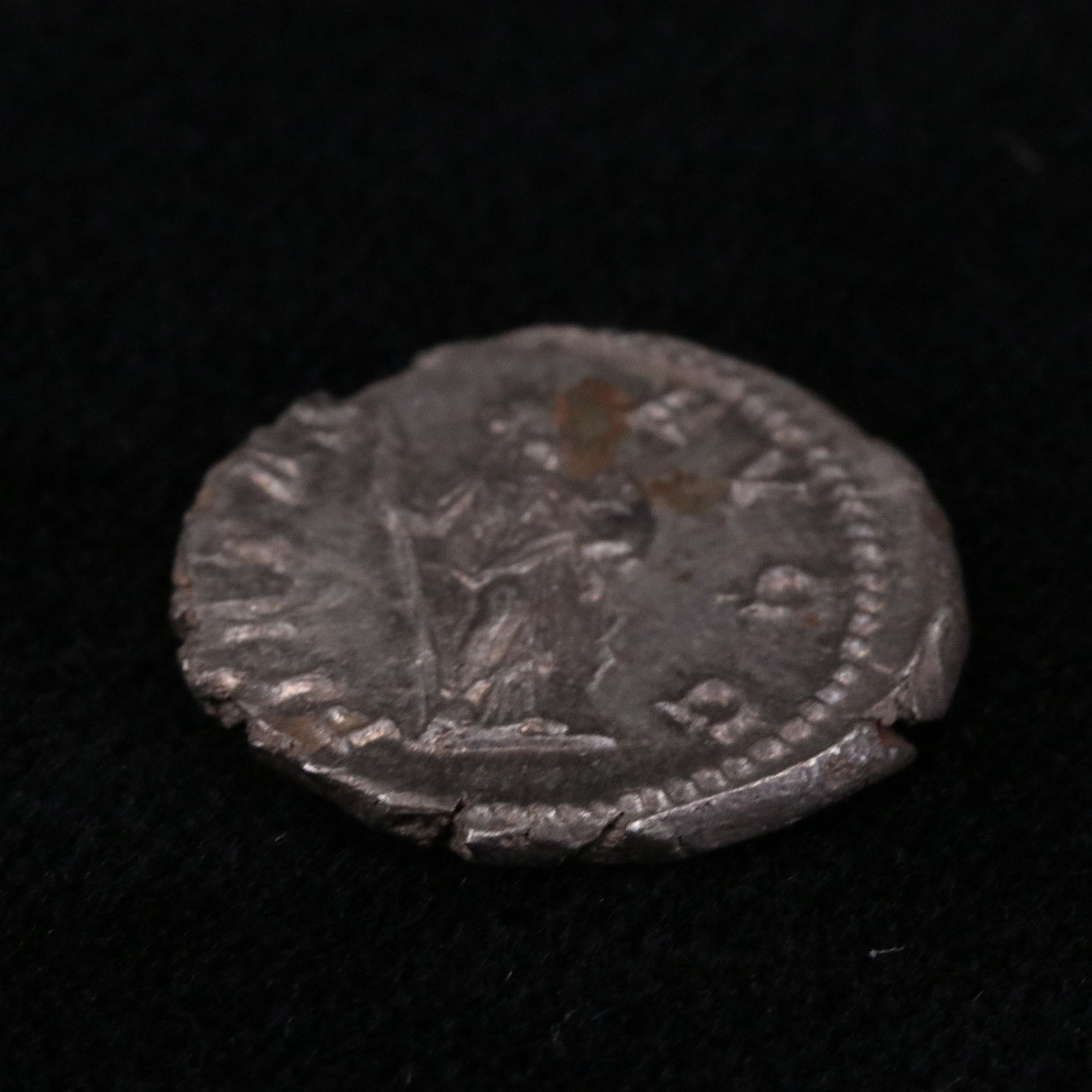 Ancient Roman Imperial AR Denarius Coin of Plautilla, ca. 203 A.D.