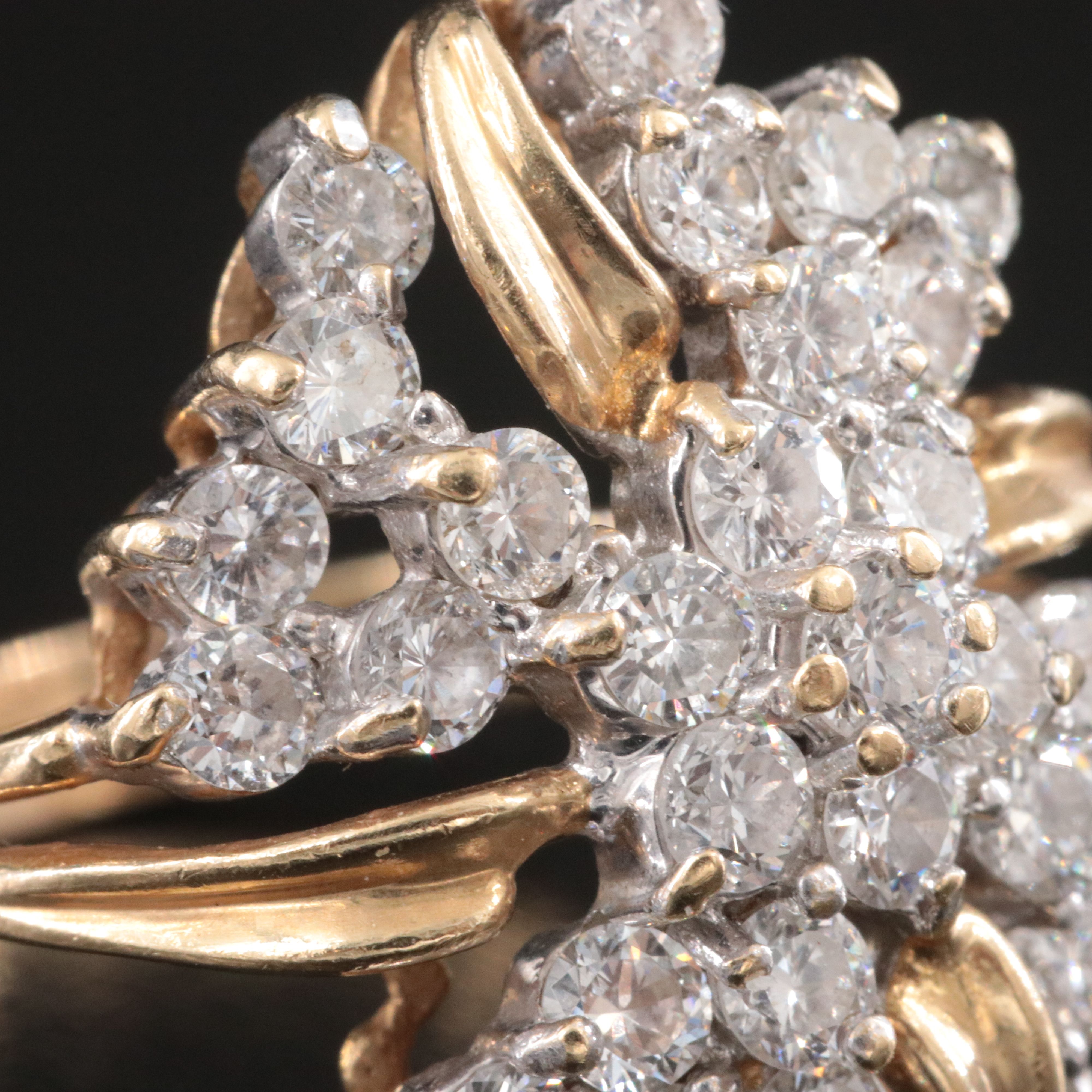 14K 1.75 CTW Diamond Tiered Ring