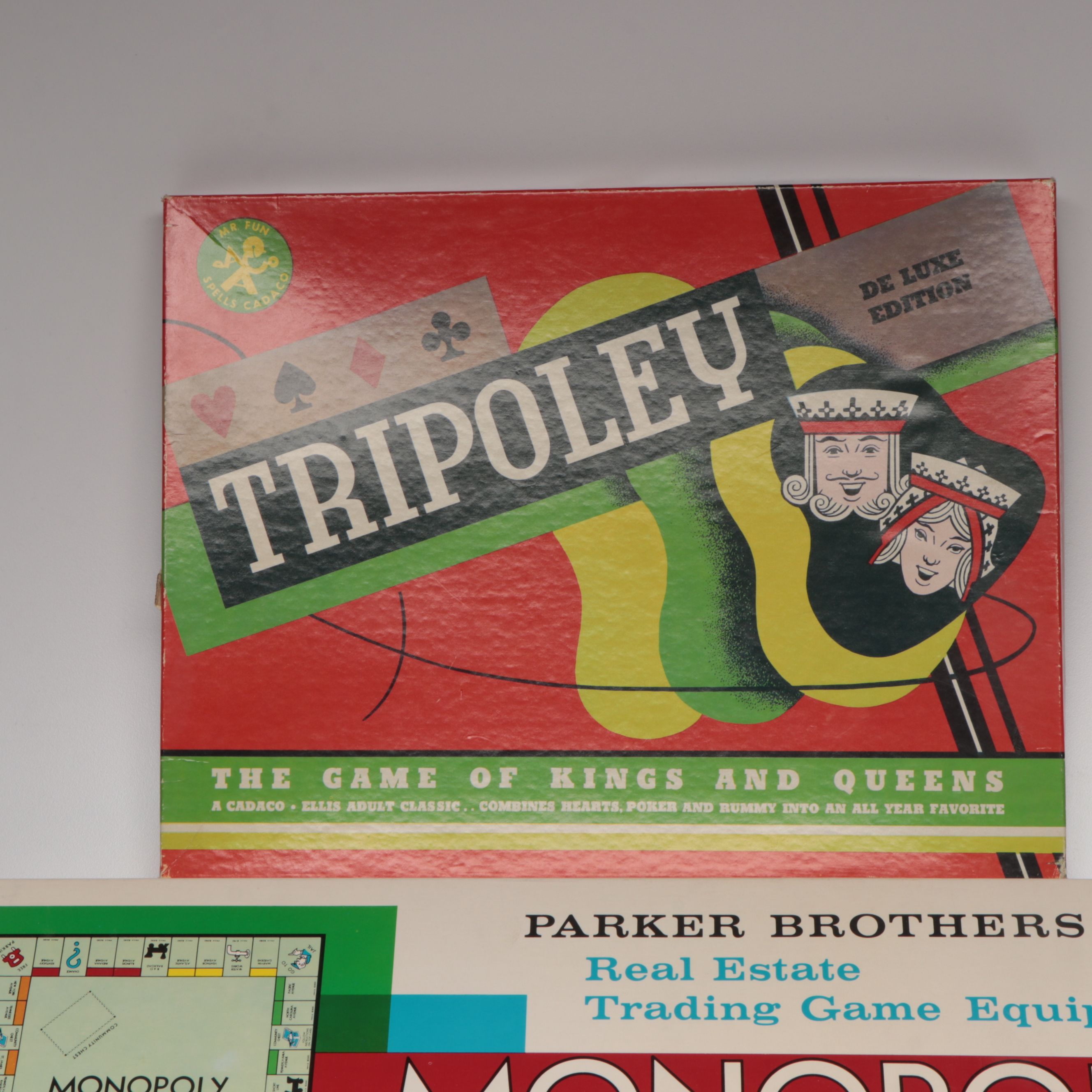 Folding Wooden Chess Board with Scrabble, Monopoly, and More Board Games