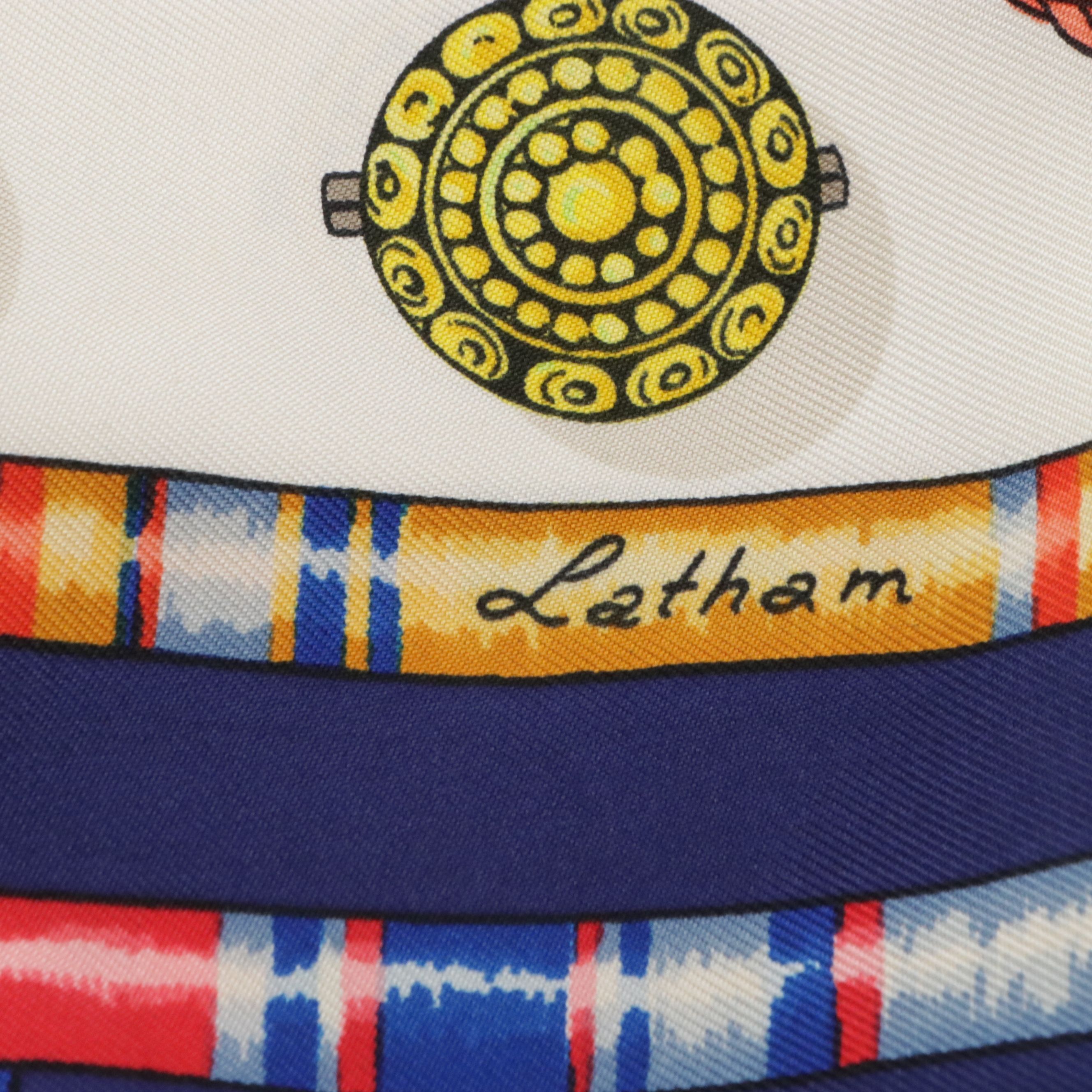 Hermès "Petite Main" Scarf 90 in Silk Twill