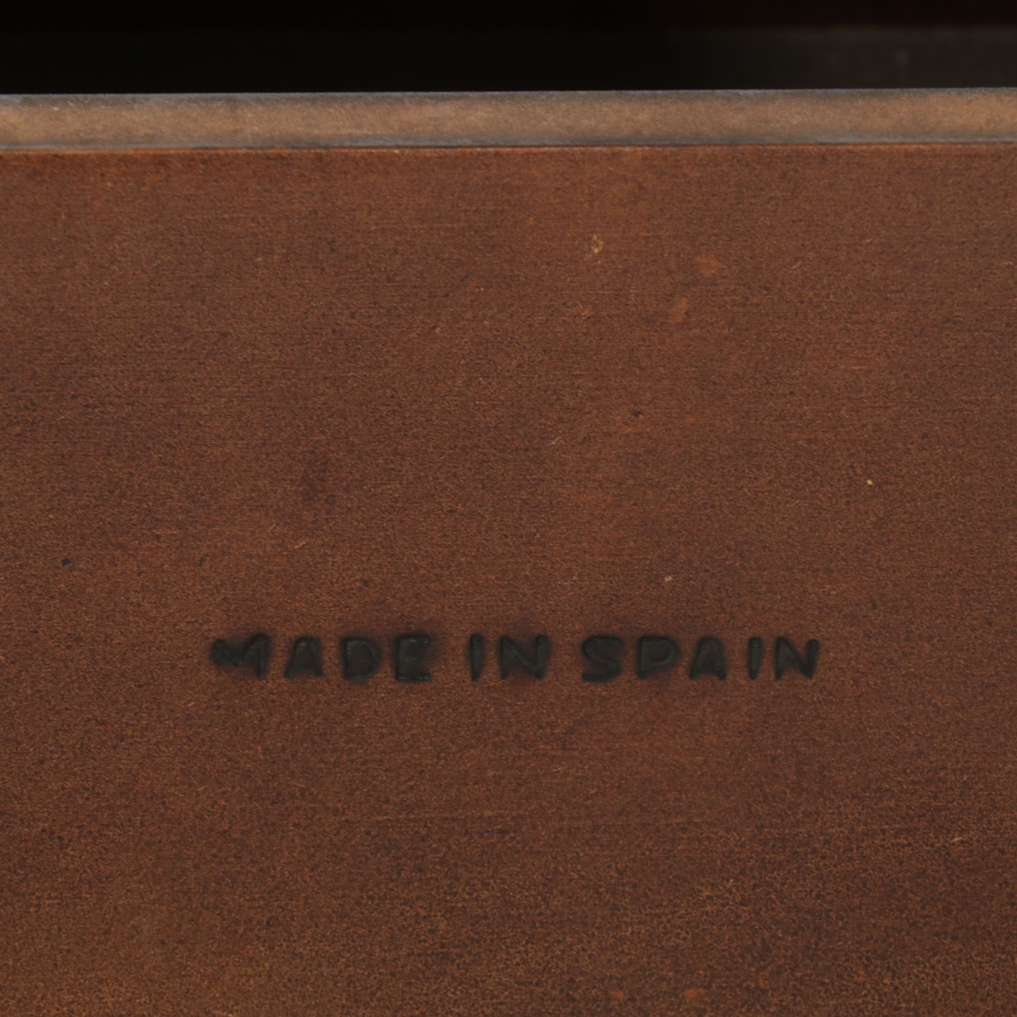 Spanish Louis XVI Style Marble Top Pier Table and Wall Mirror