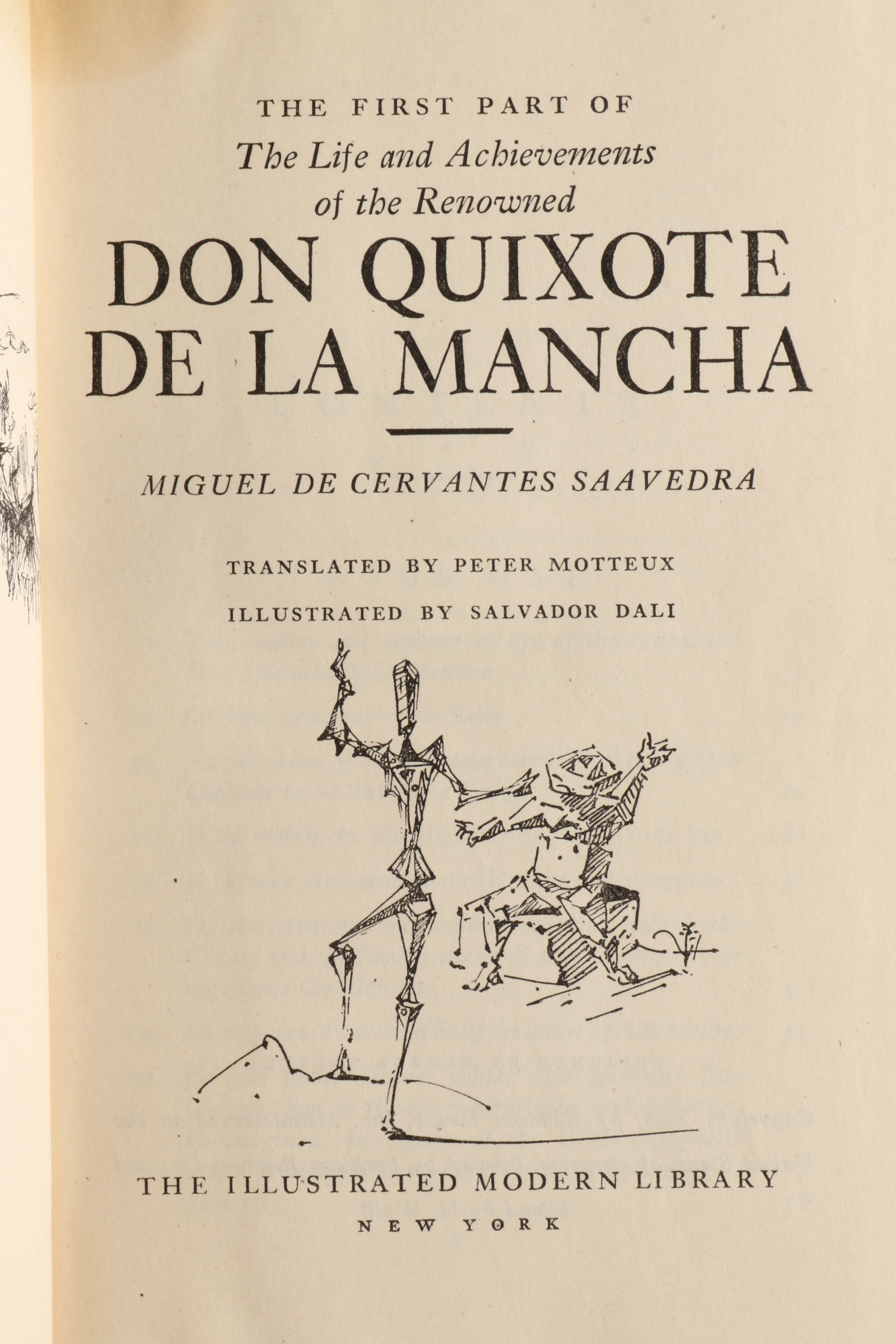 Salvador Dalí Illustrated "Don Quixote" by Miguel de Cervantes Saavedra, 1946