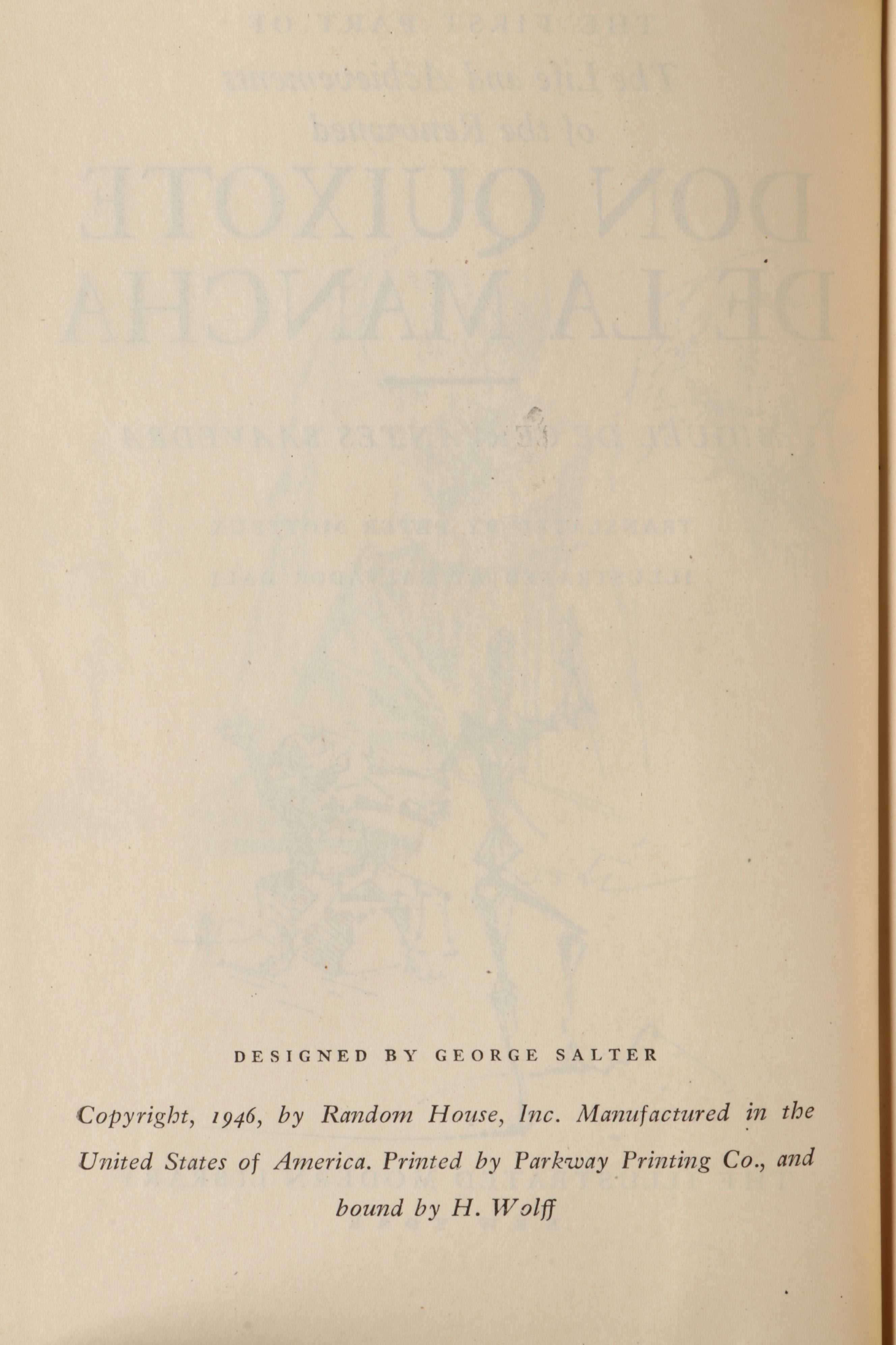 Salvador Dalí Illustrated "Don Quixote" by Miguel de Cervantes Saavedra, 1946