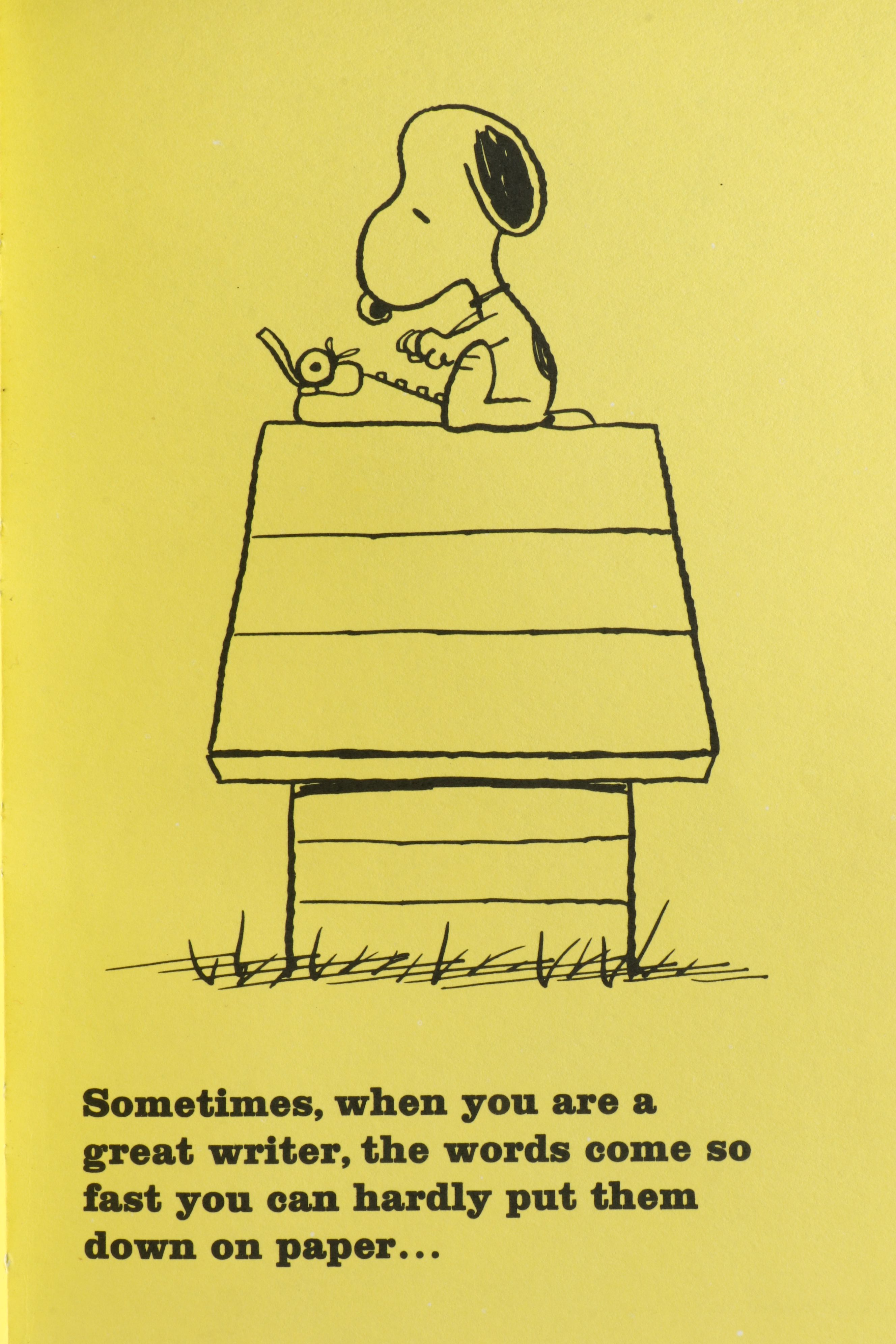 First Edition "Snoopy and It Was a Dark and Stormy Night" by Charles M. Schulz