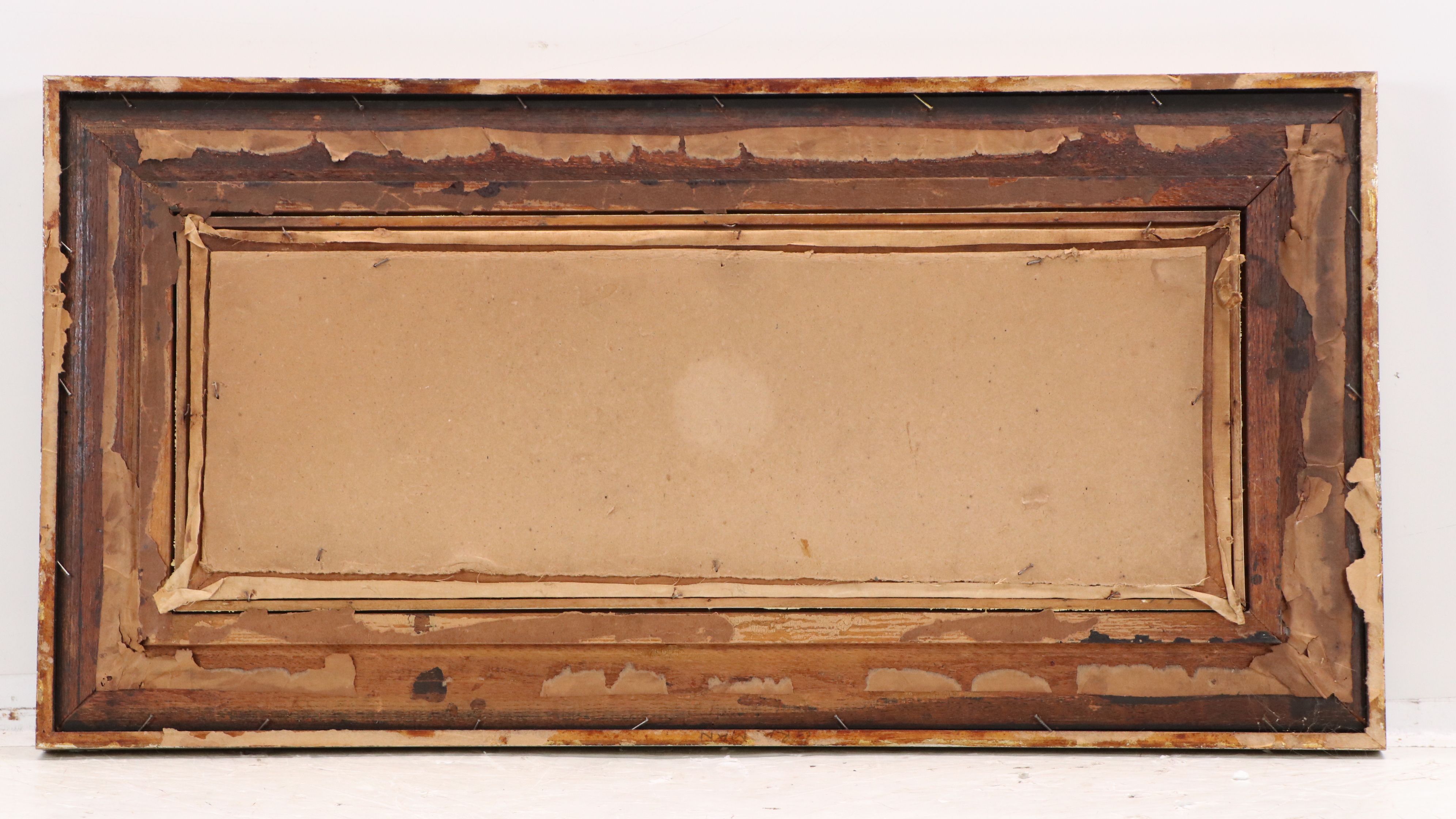 Hand-Embroidered Textile Panel of Fish in River, 20th Century