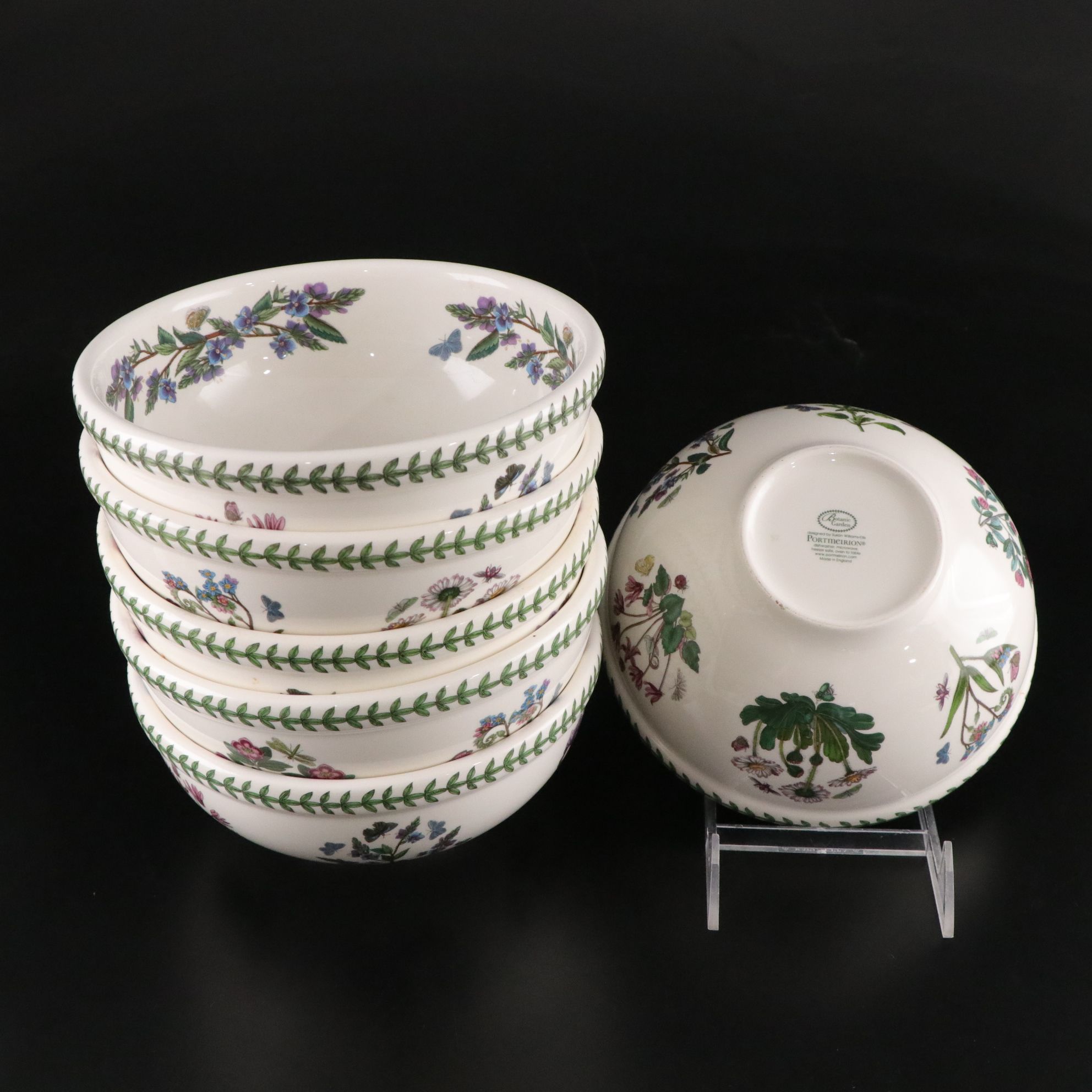 Potrmeirion "Botanic Garden" Six Piece Setting for Six Dinner