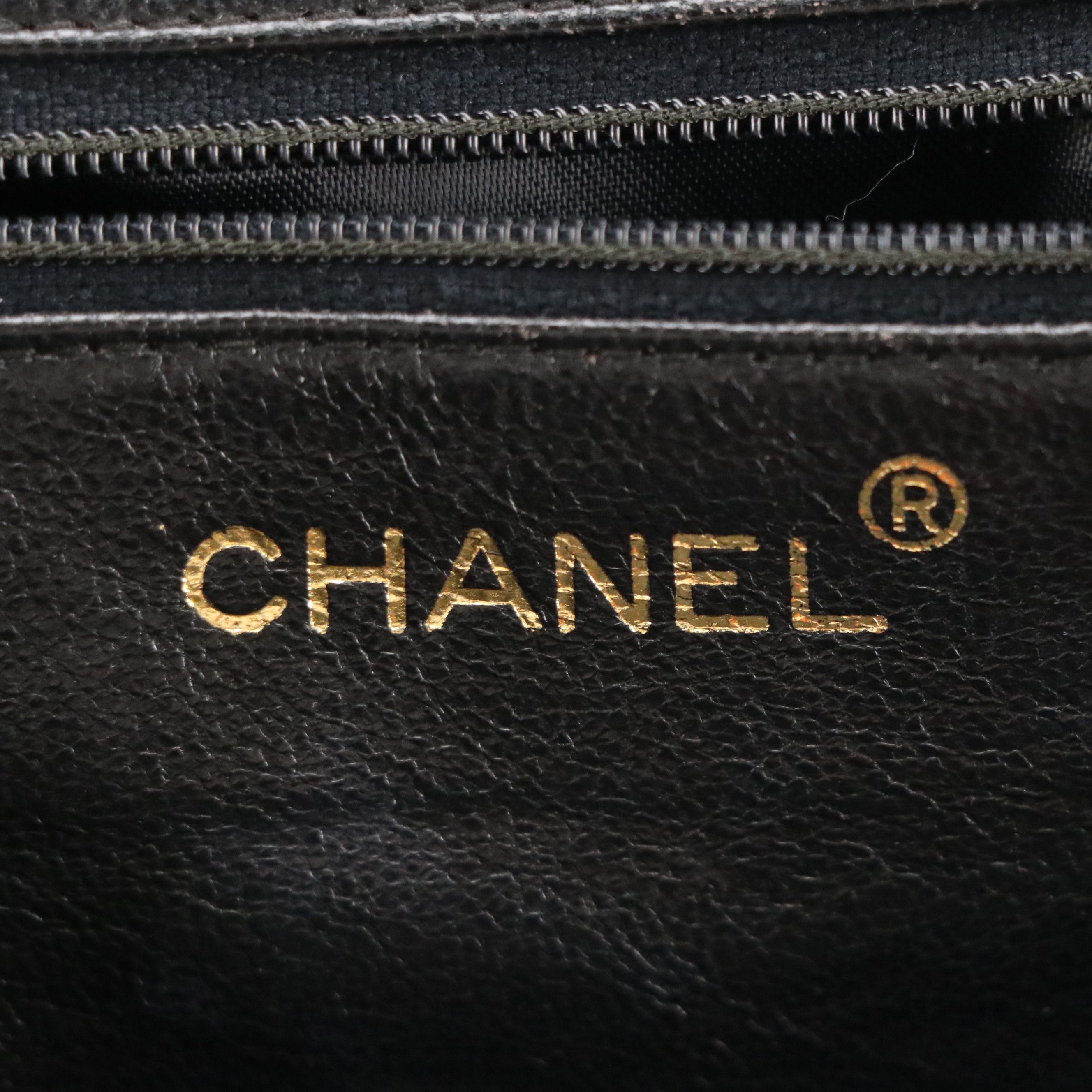 Chanel CC Metal Frame Handbag in Quilted Suede