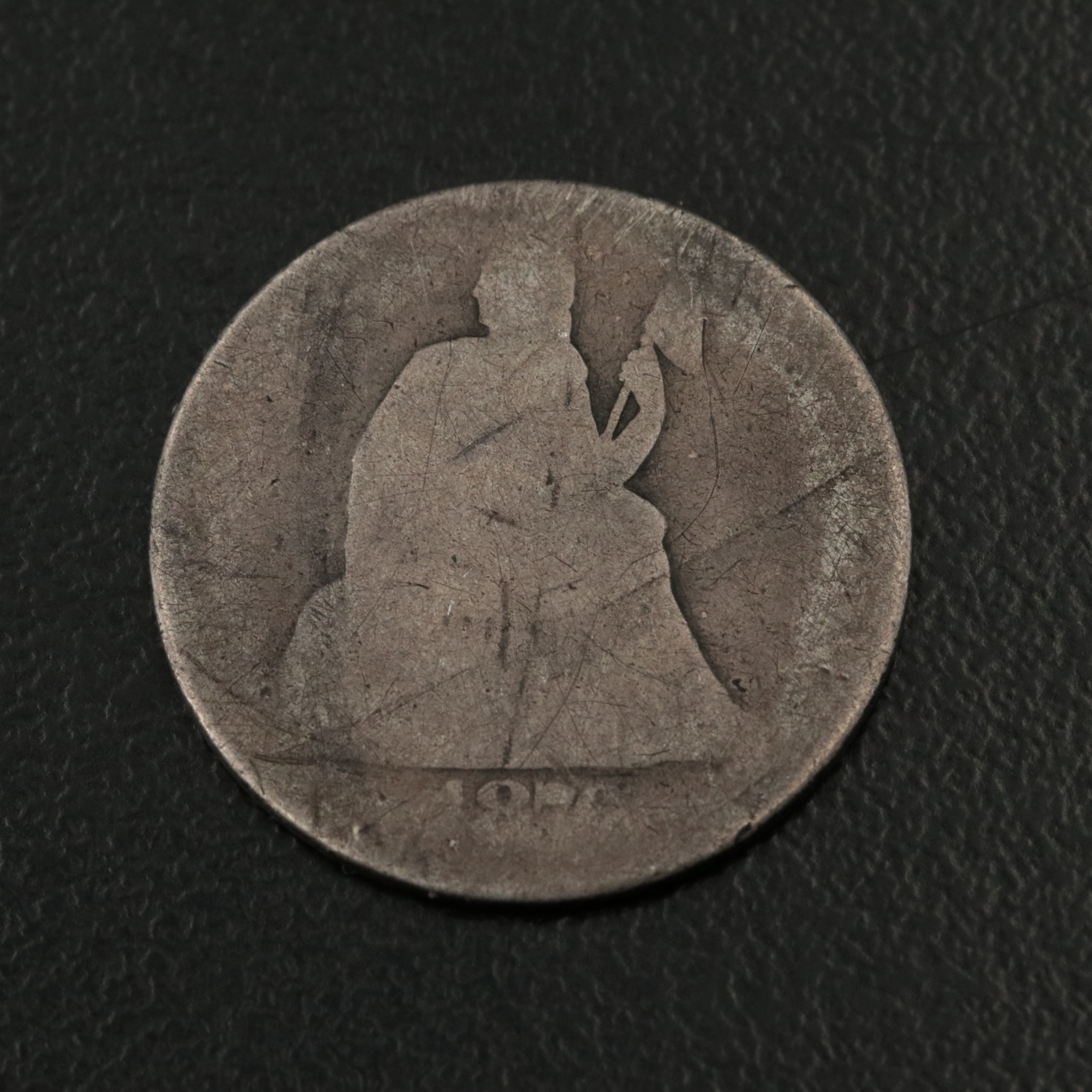 Twenty-Four Barber Silver Dimes and One Liberty Seated Silver Dime