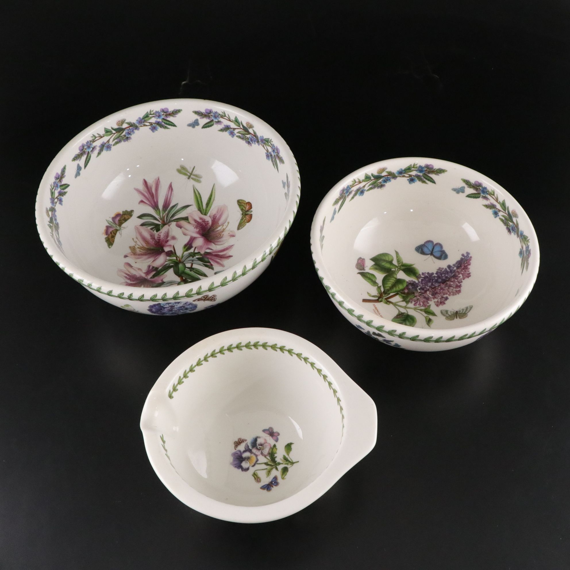 Portmeirion "Botanic Garden" Mixing Bowls and Baking Dishes