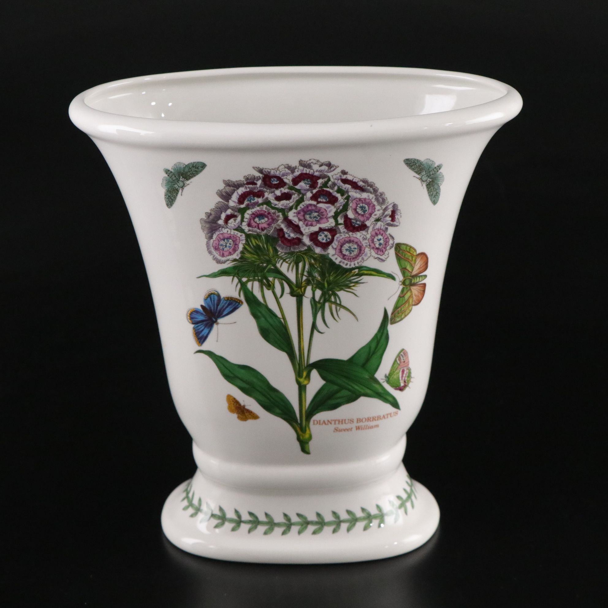 Portmeirion "Botanic Garden" Ceramic Vases and Round Trinket Box