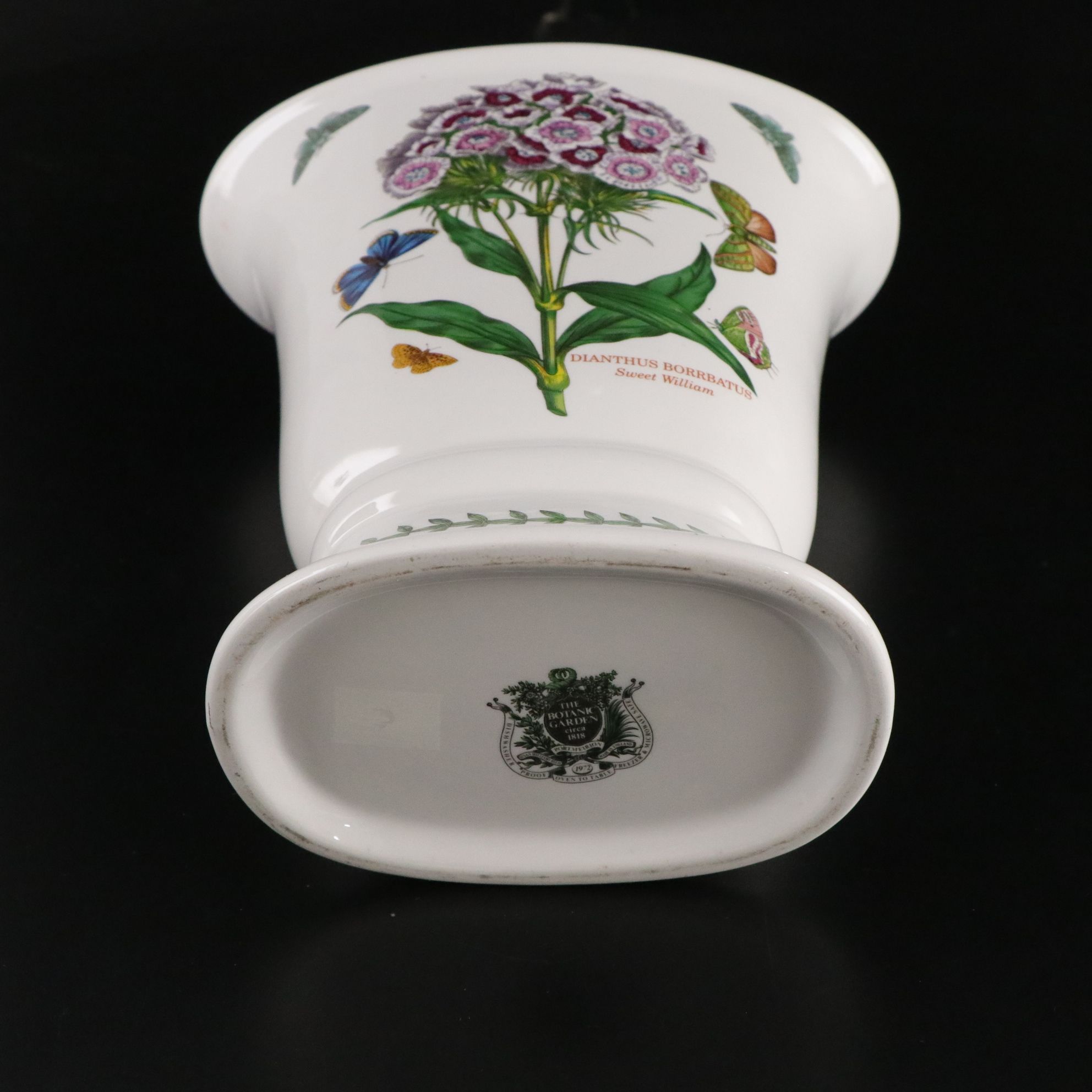 Portmeirion "Botanic Garden" Ceramic Vases and Round Trinket Box