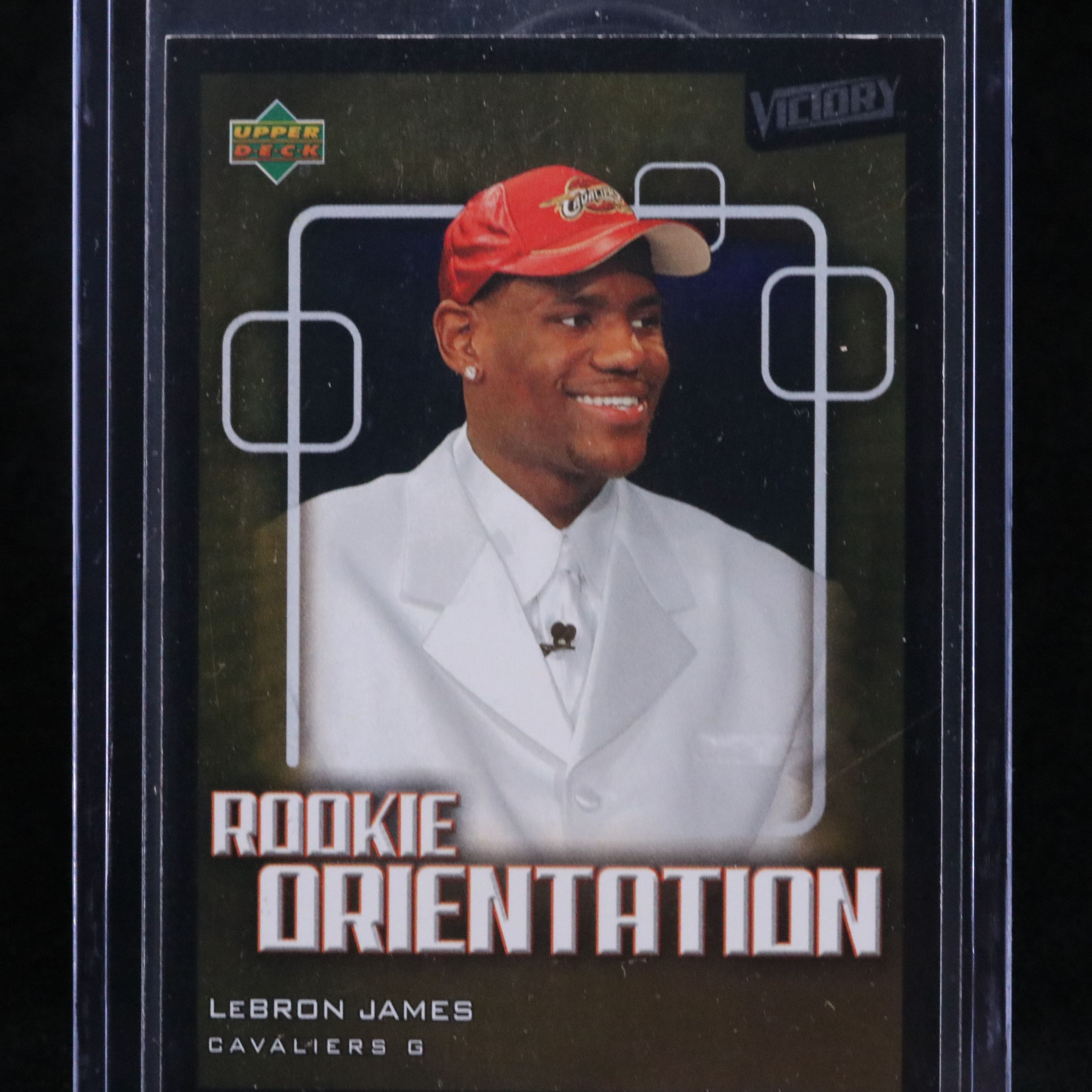 2003 Upper Deck Victory LeBron James Rookie Orientation Basketball Card