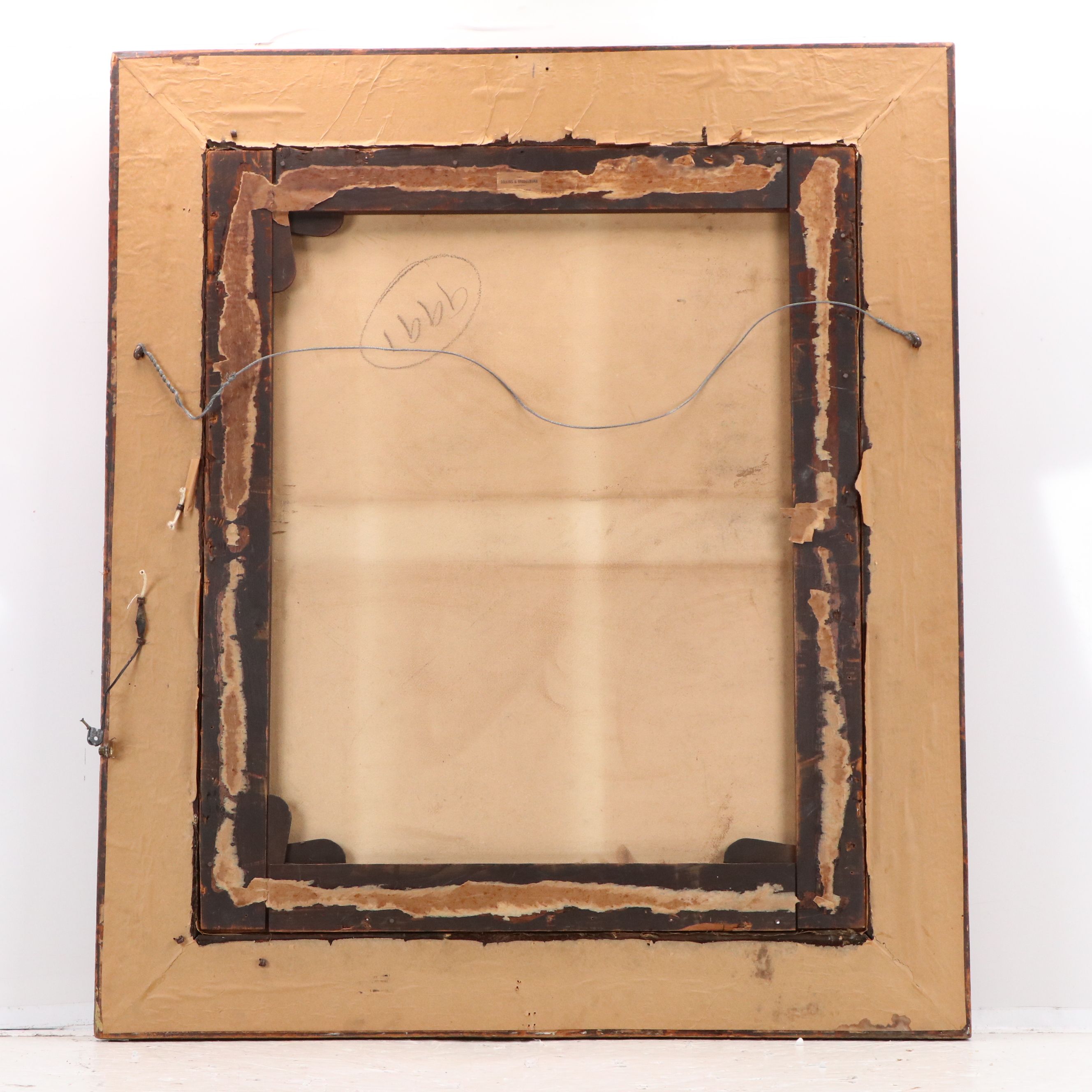 After Paul Delaroche Oil Painting "The Interrogation of Joan of Arc," 19th C.