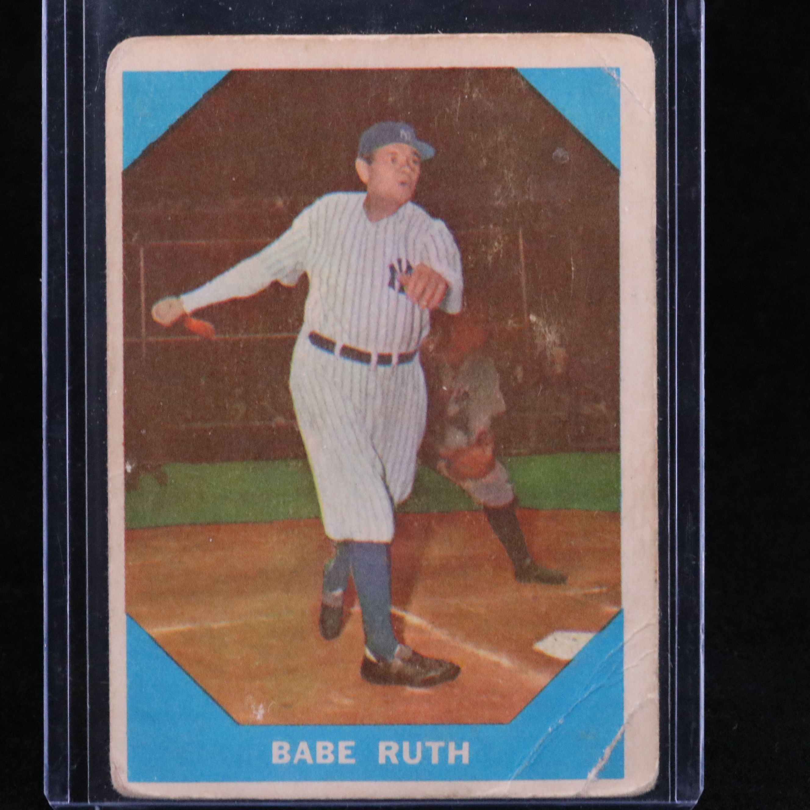 1960 Fleer Babe Ruth New York Yankees Baseball Card