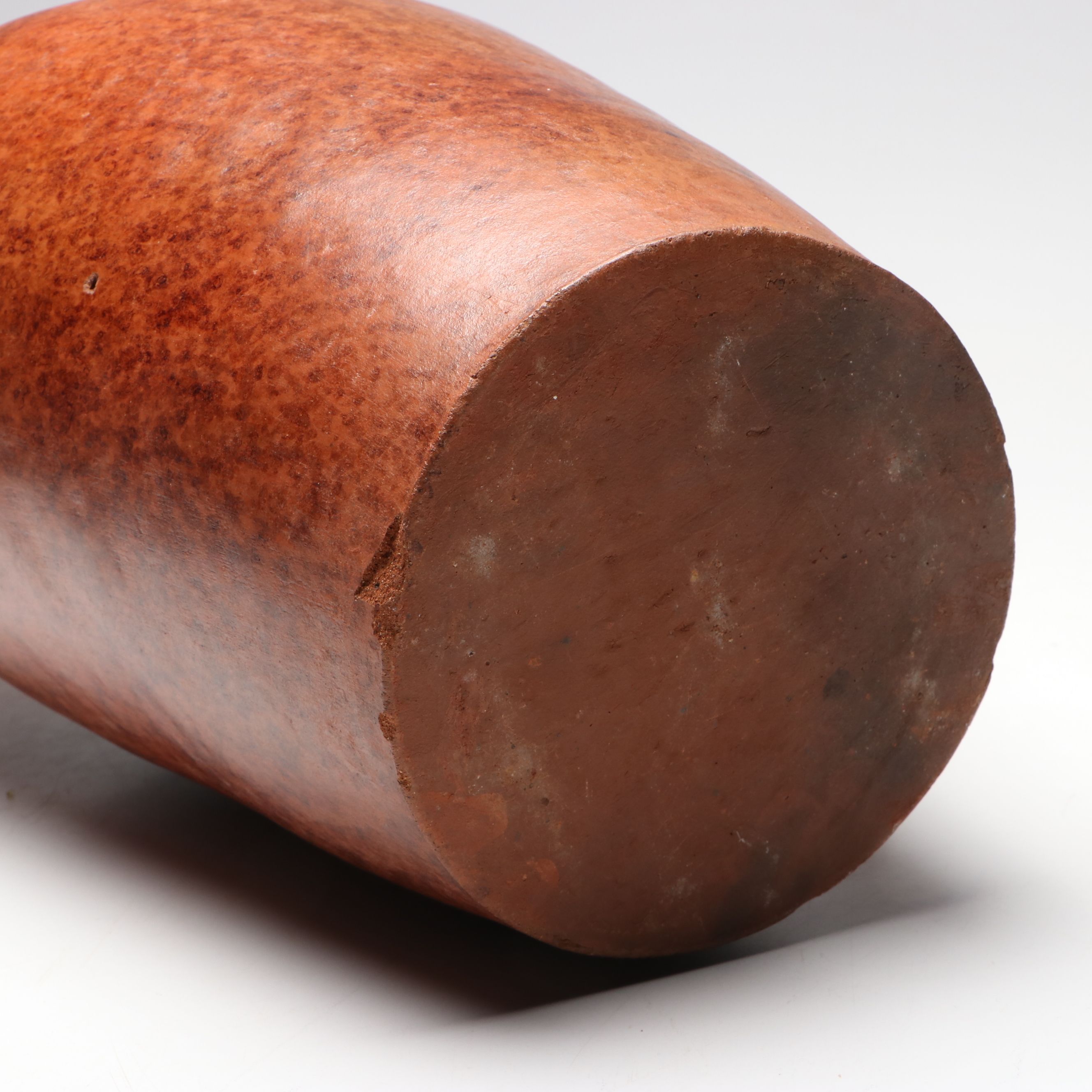 Bohemian Woven Rattan Edge Ceramic Vase