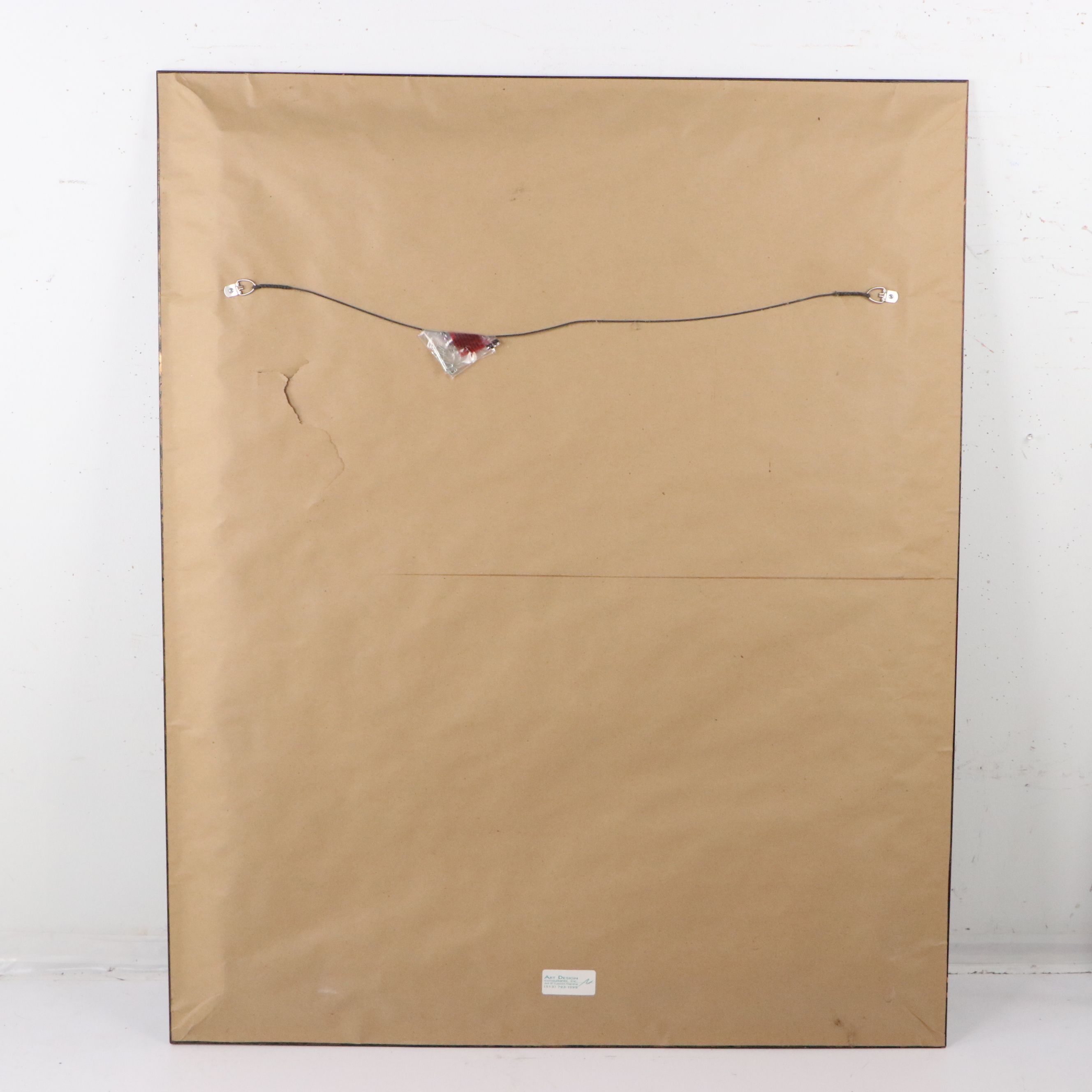 Large-Scale Oil Painting of Venetian Canal Scene, 21st Century