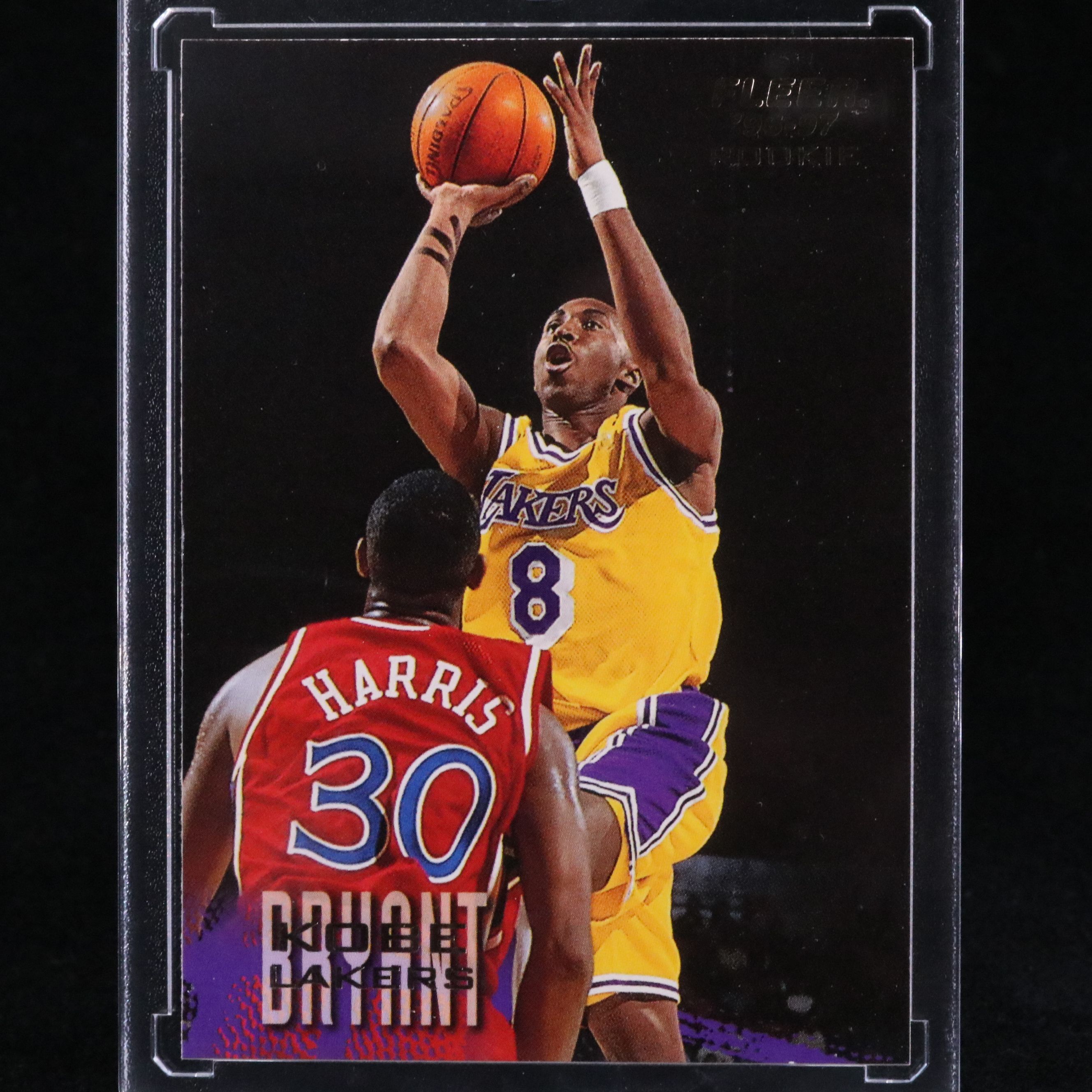 1996-97 Fleer Kobe Bryant Los Angeles Lakers Rookie Basketball Card