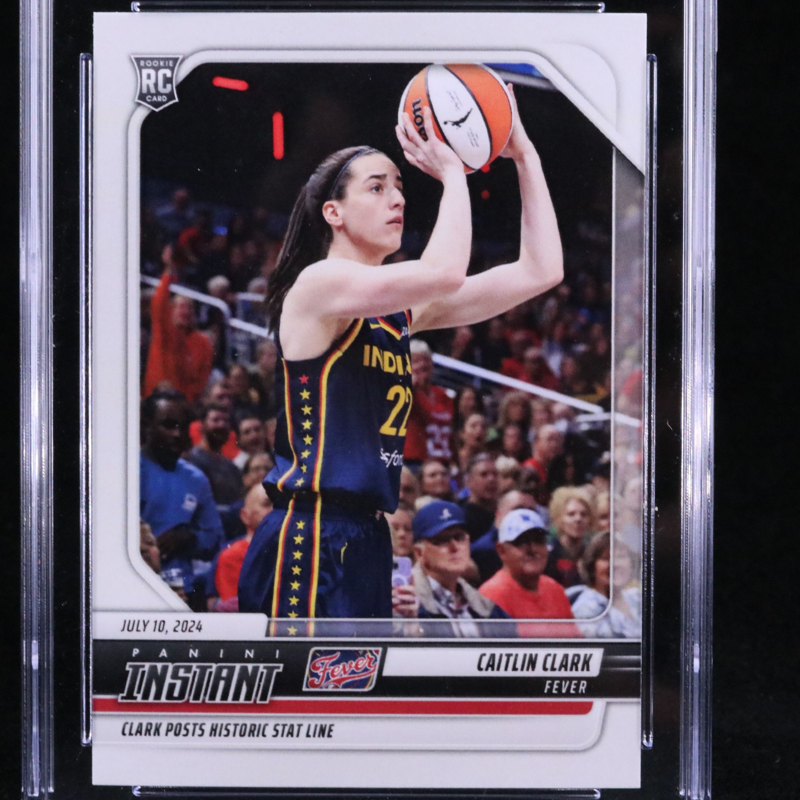 2024 Panini Instant Caitlin Clark Rookie Basketball Card Graded CGC 10