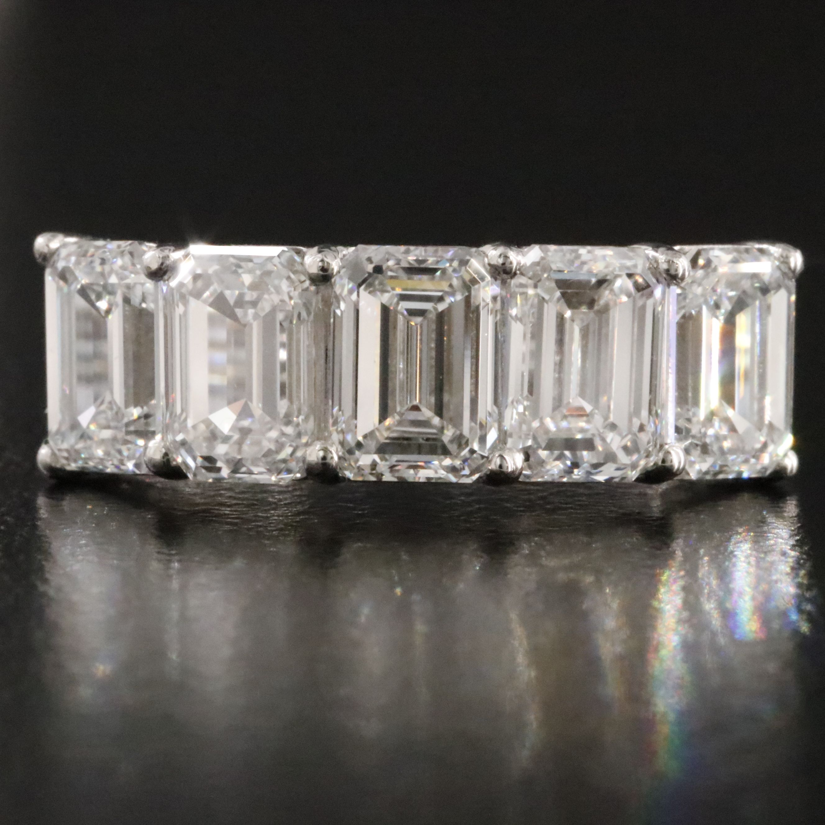 Platinum 4.48 CT Lab Grown Diamond Ring