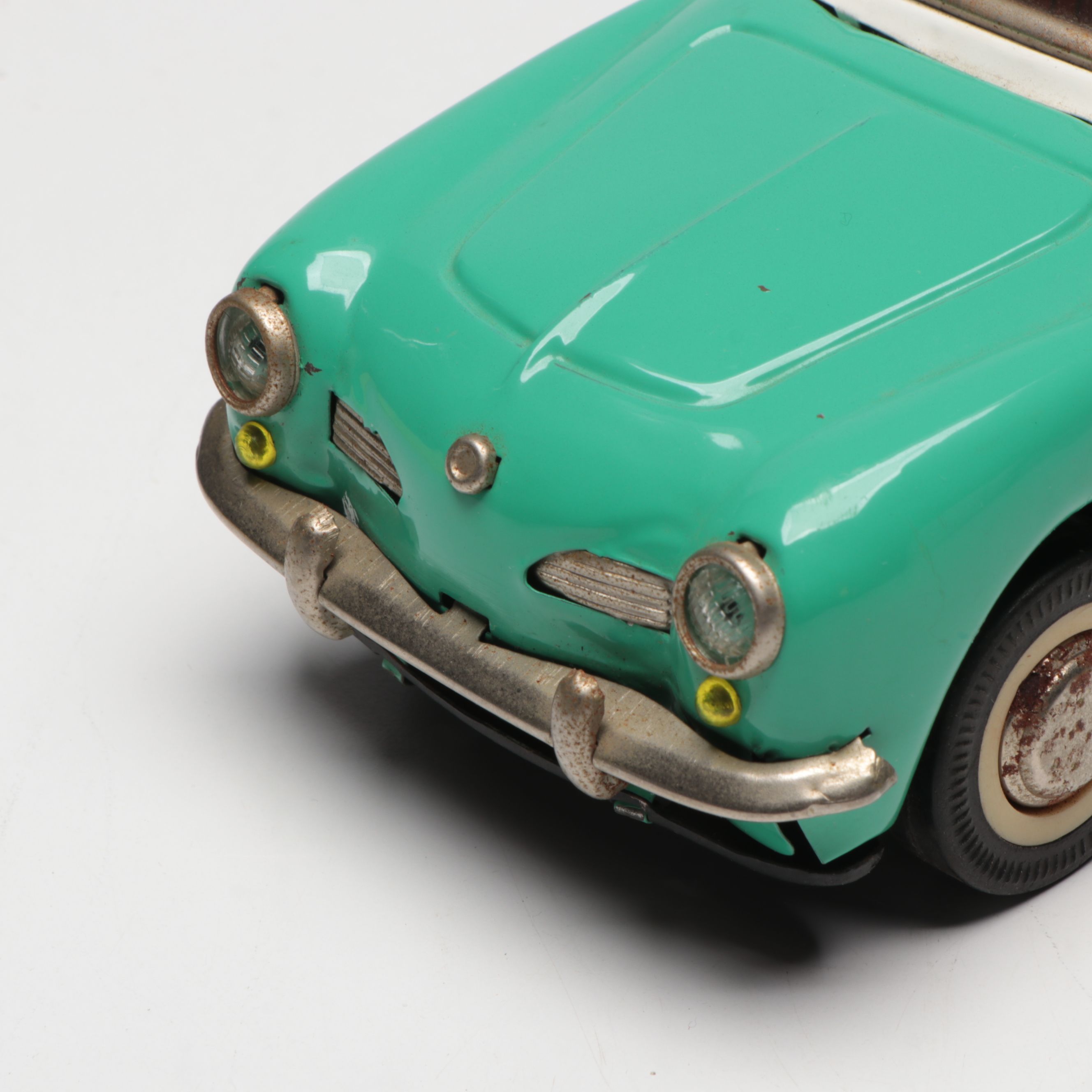 Volkswagen Karmann Ghia Tin Friction Car, Mid-20th Century