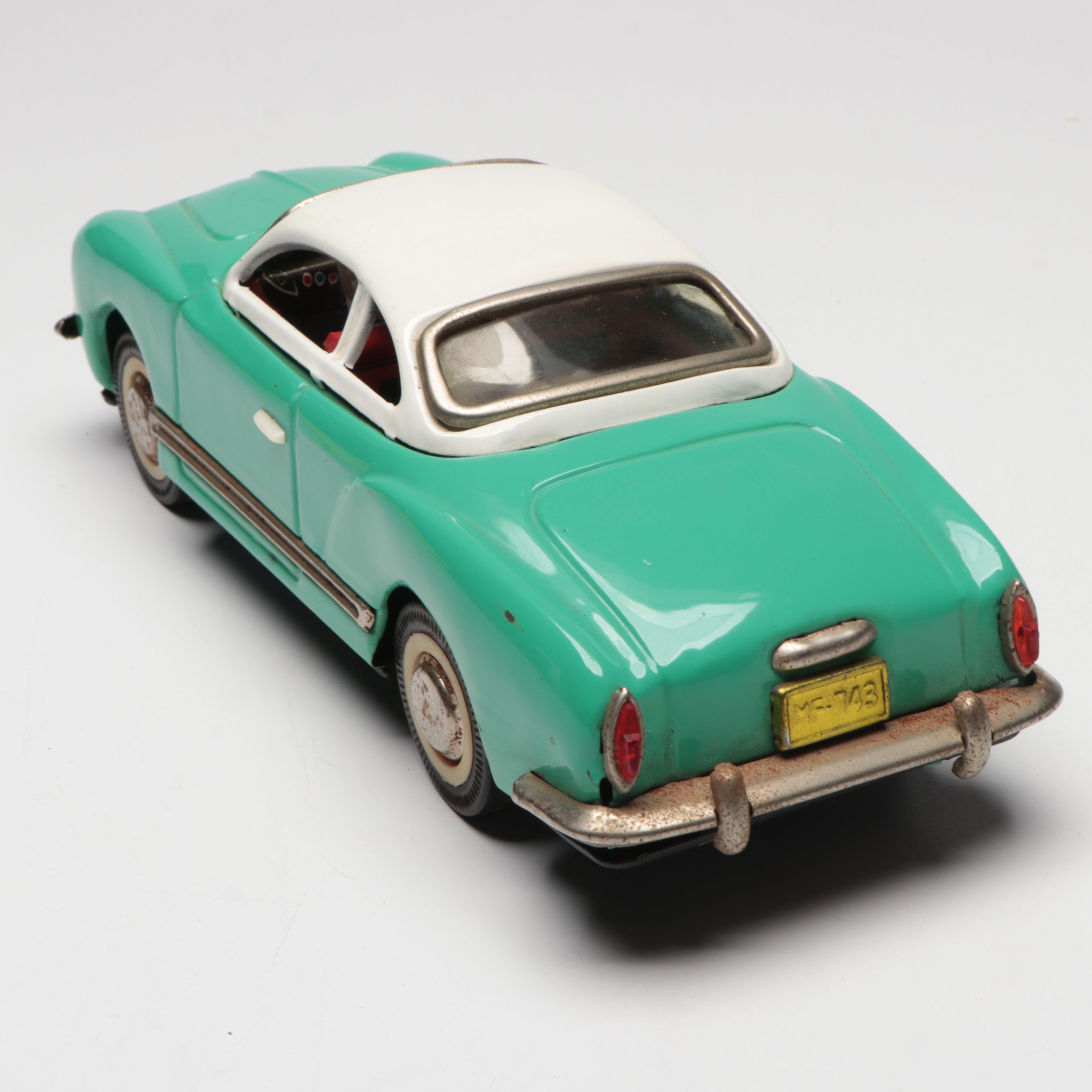 Volkswagen Karmann Ghia Tin Friction Car, Mid-20th Century