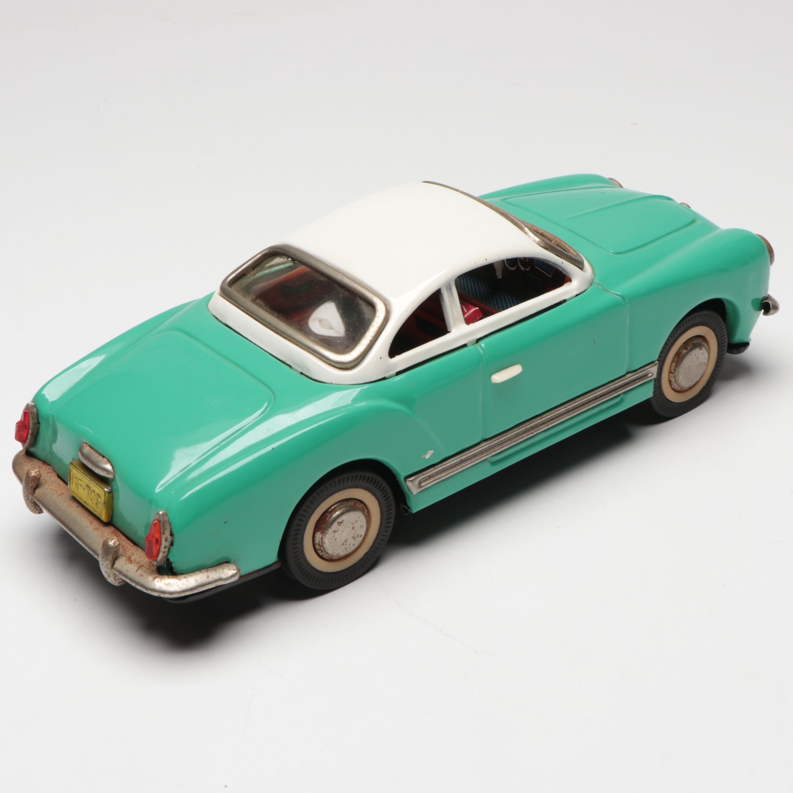Volkswagen Karmann Ghia Tin Friction Car, Mid-20th Century