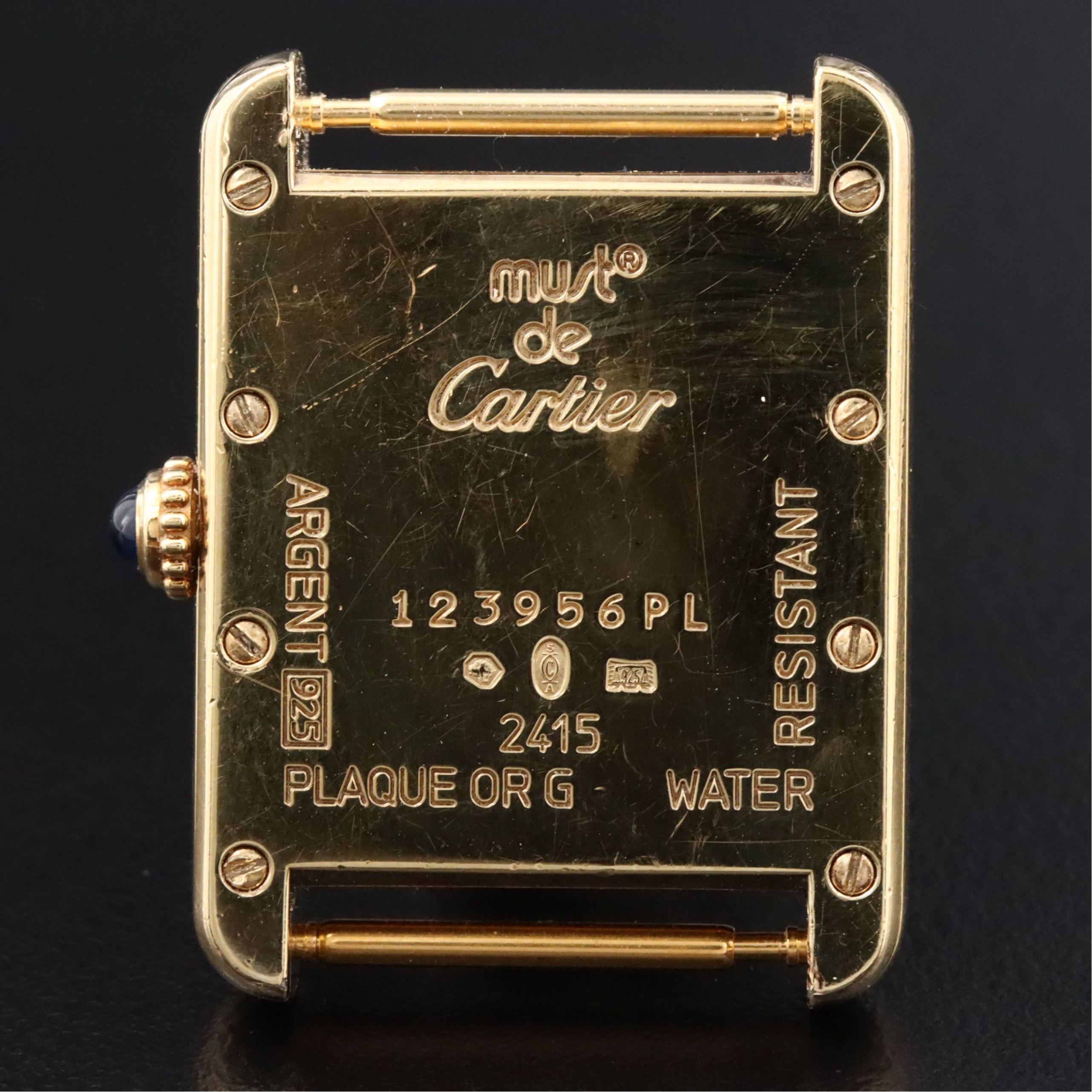 Cartier Must de Cartier Vermeil Tank 2415 Watch