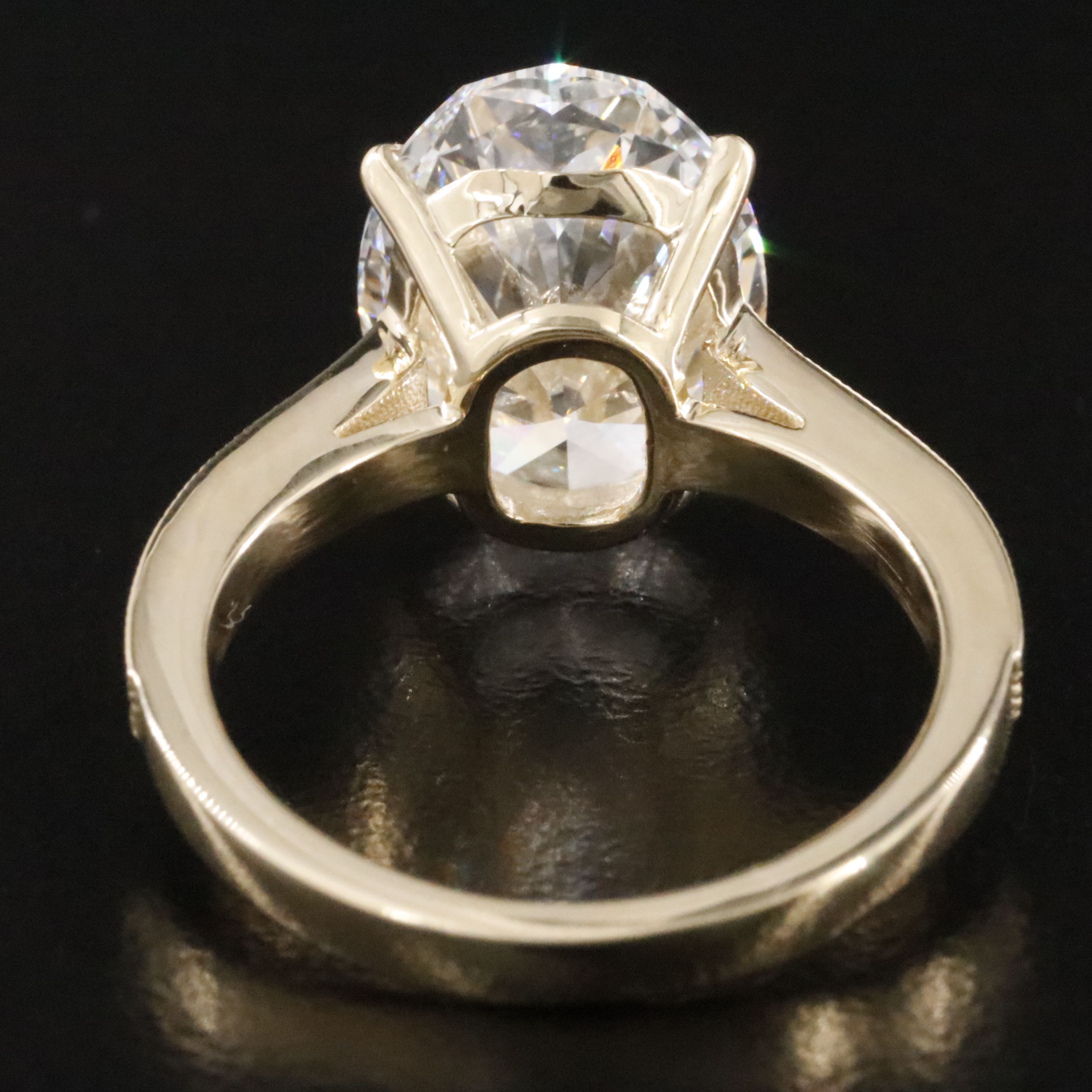 14K 5.26 CTW Lab Grown Diamond Ring with IGI Report