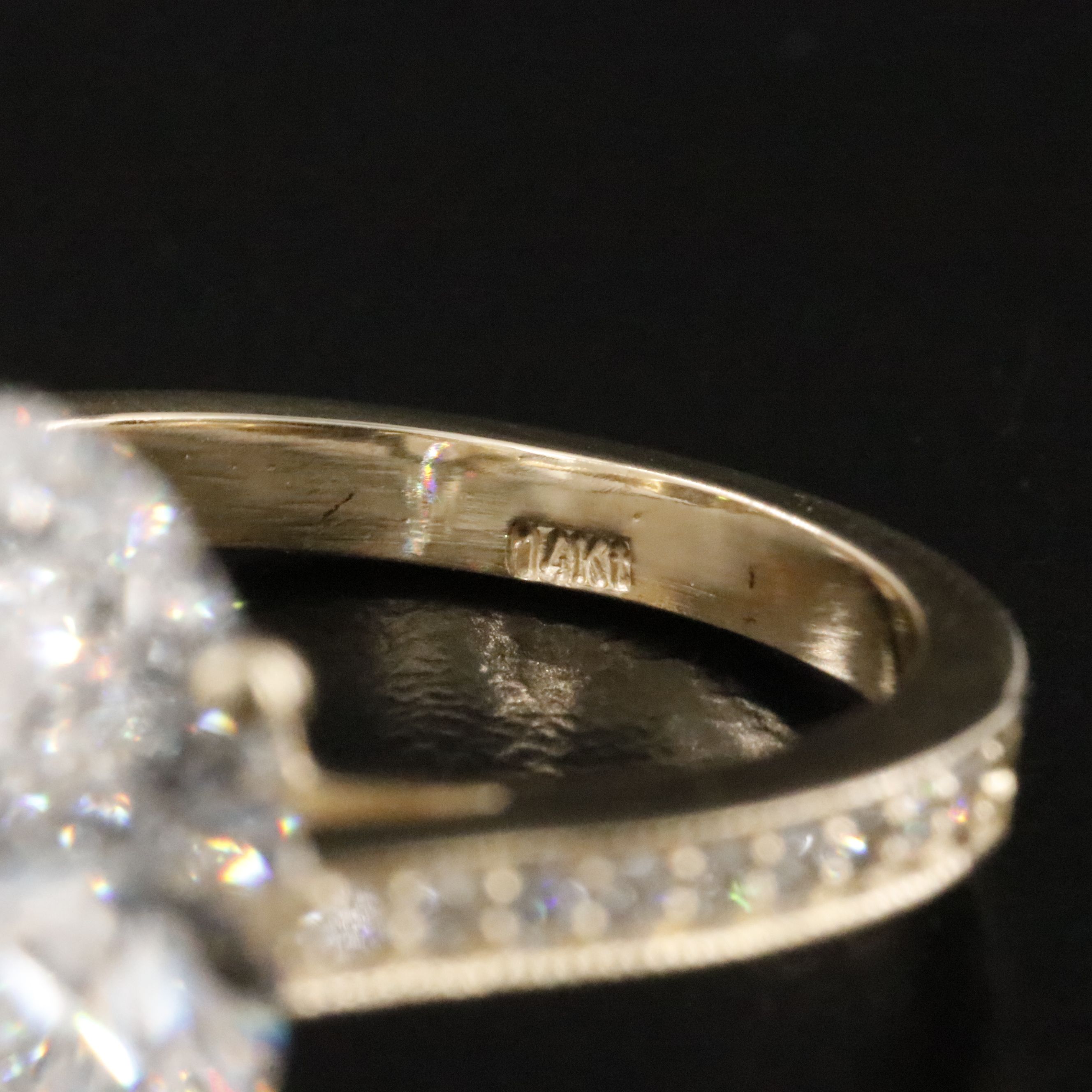 14K 5.26 CTW Lab Grown Diamond Ring with IGI Report