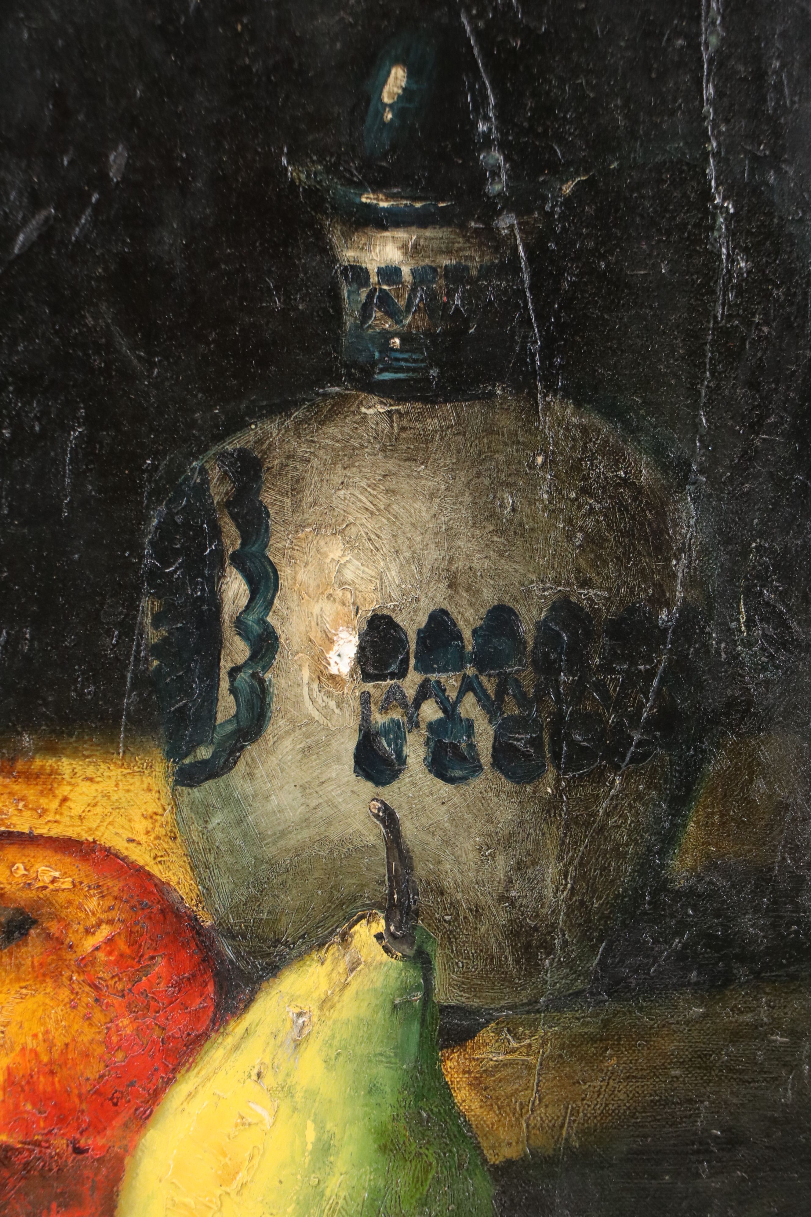 Loisel Oil Painting "Still Life," Mid to Late 20th Century