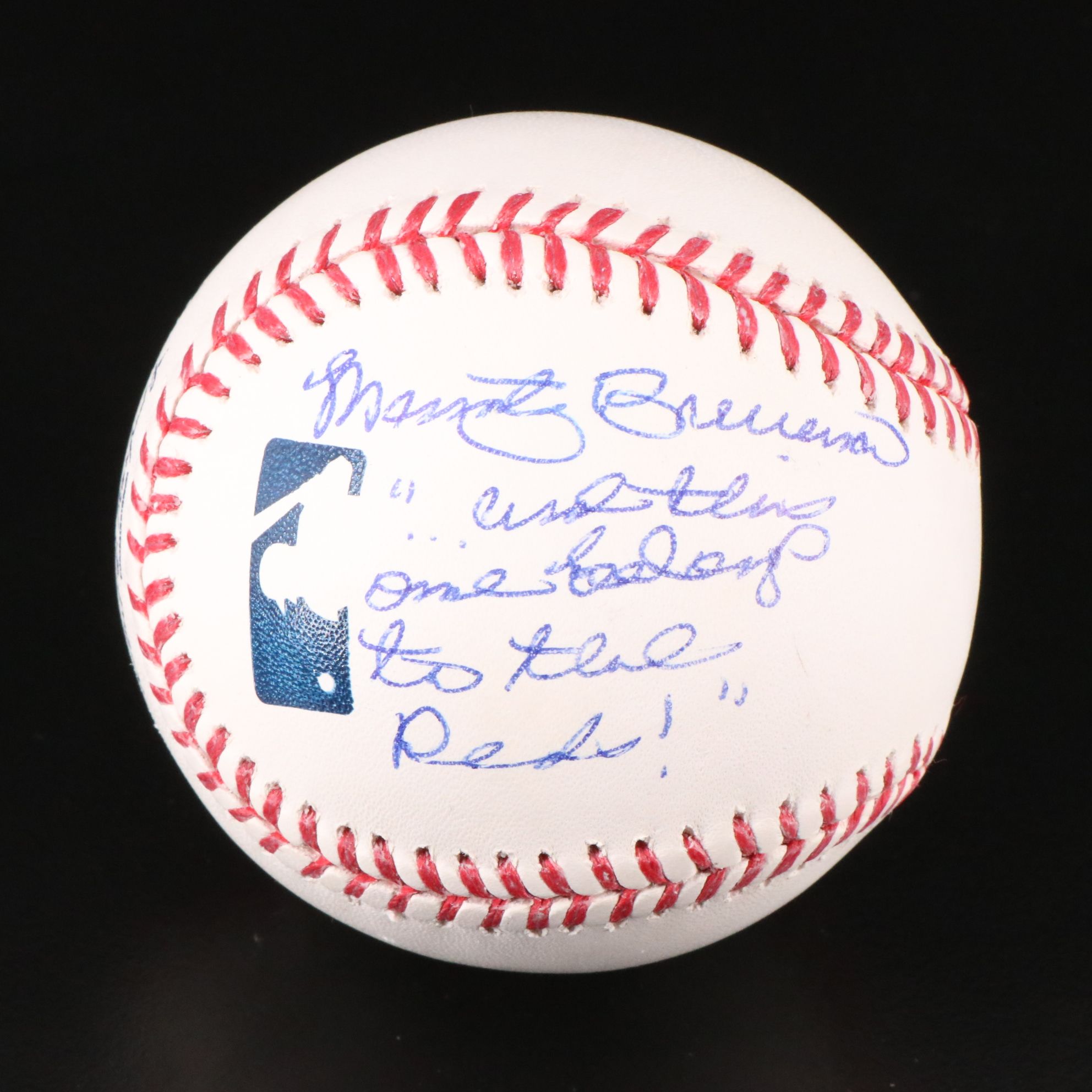 Marty Brennaman and Chuck Harmon Signed Baseballs