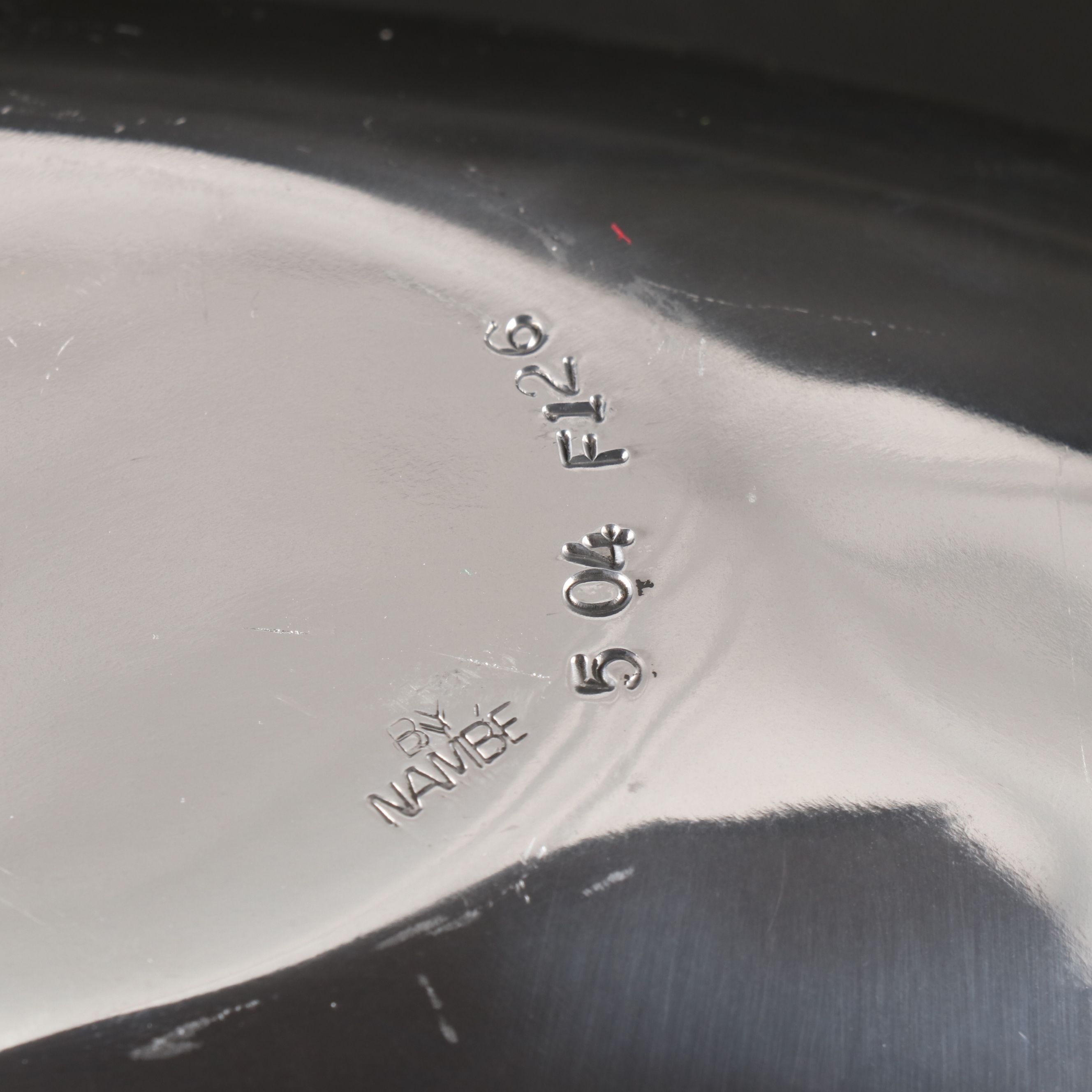 Voss Danish Mid Century Modern Divided Tray with Nambé Metal Bowls