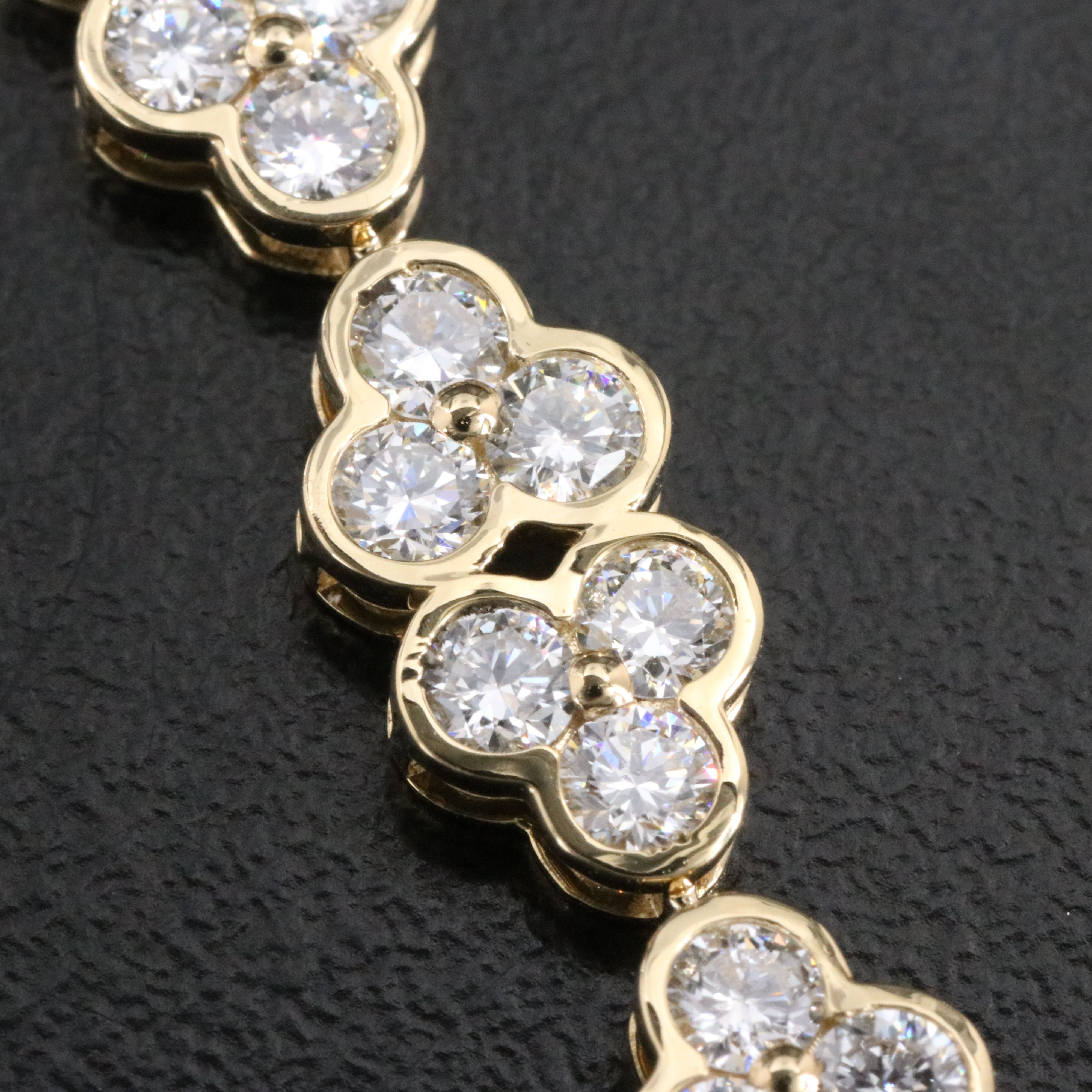 14K 7.40 CTW Lab Grown Diamond Line Bracelet