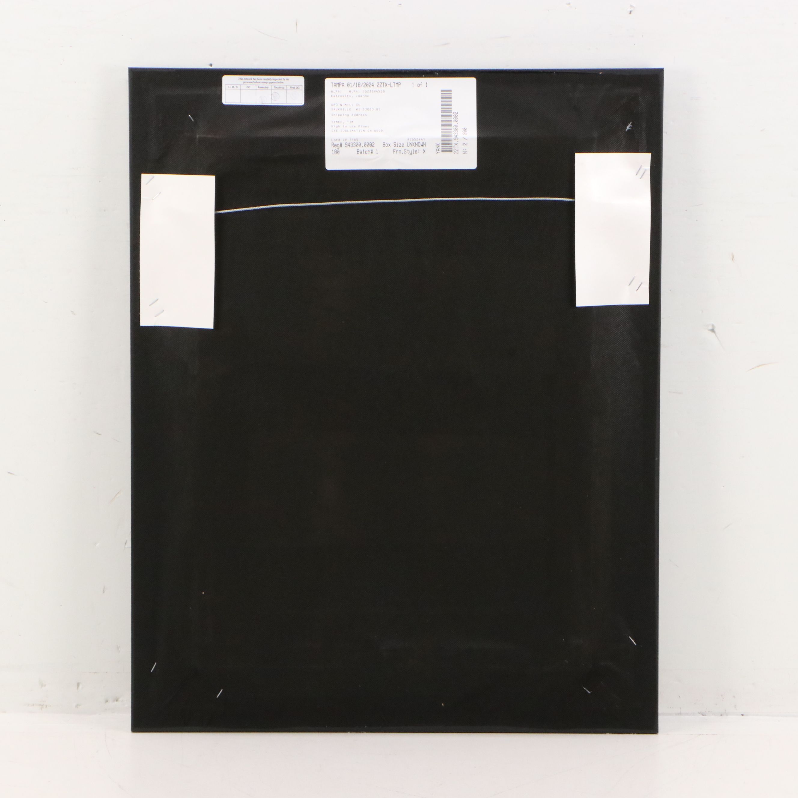 Tim Yanke Abstract Caldograph "High in the Pines," 2021