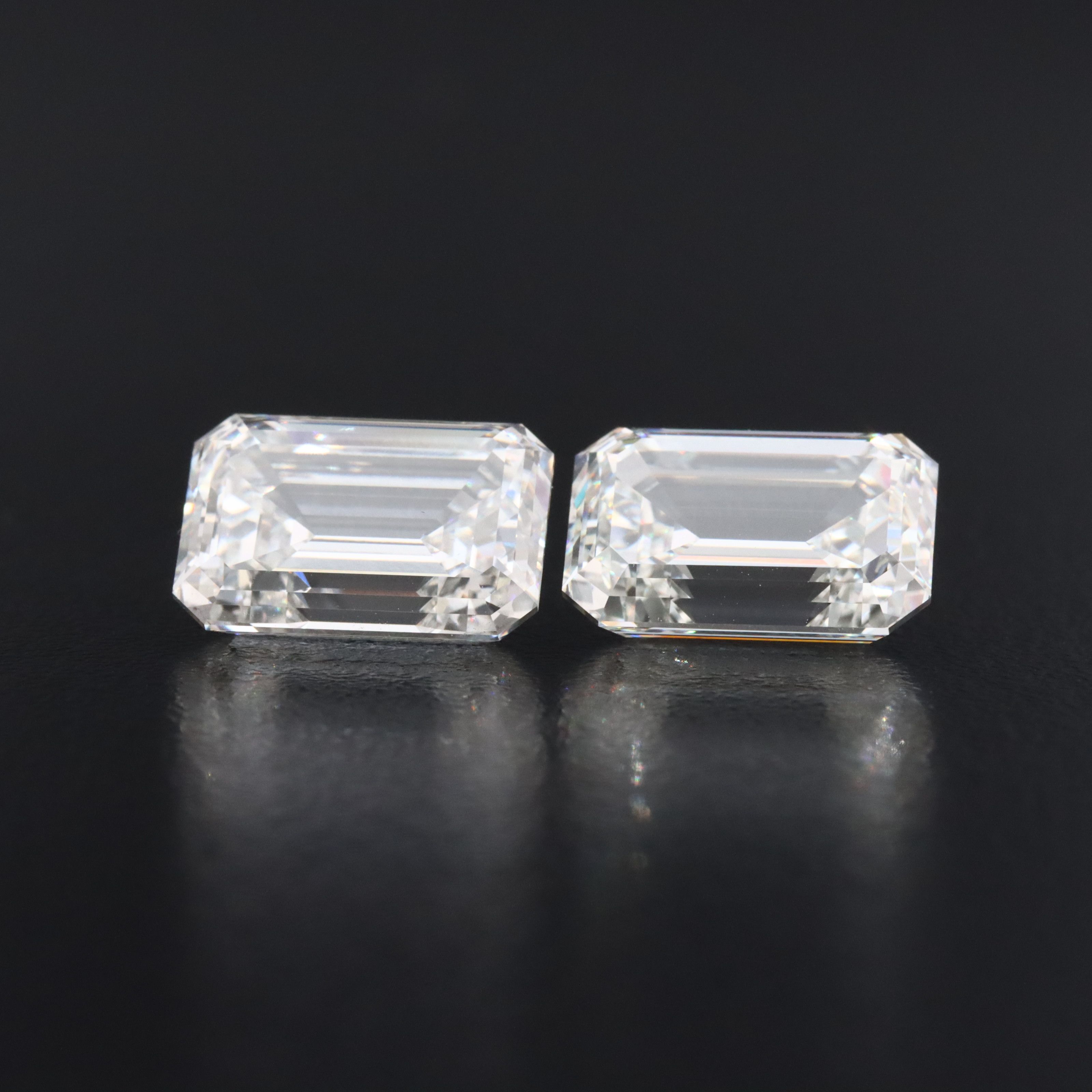 Loose 10.19 CTW Lab Grown Diamond Matched Pair with IGI Reports