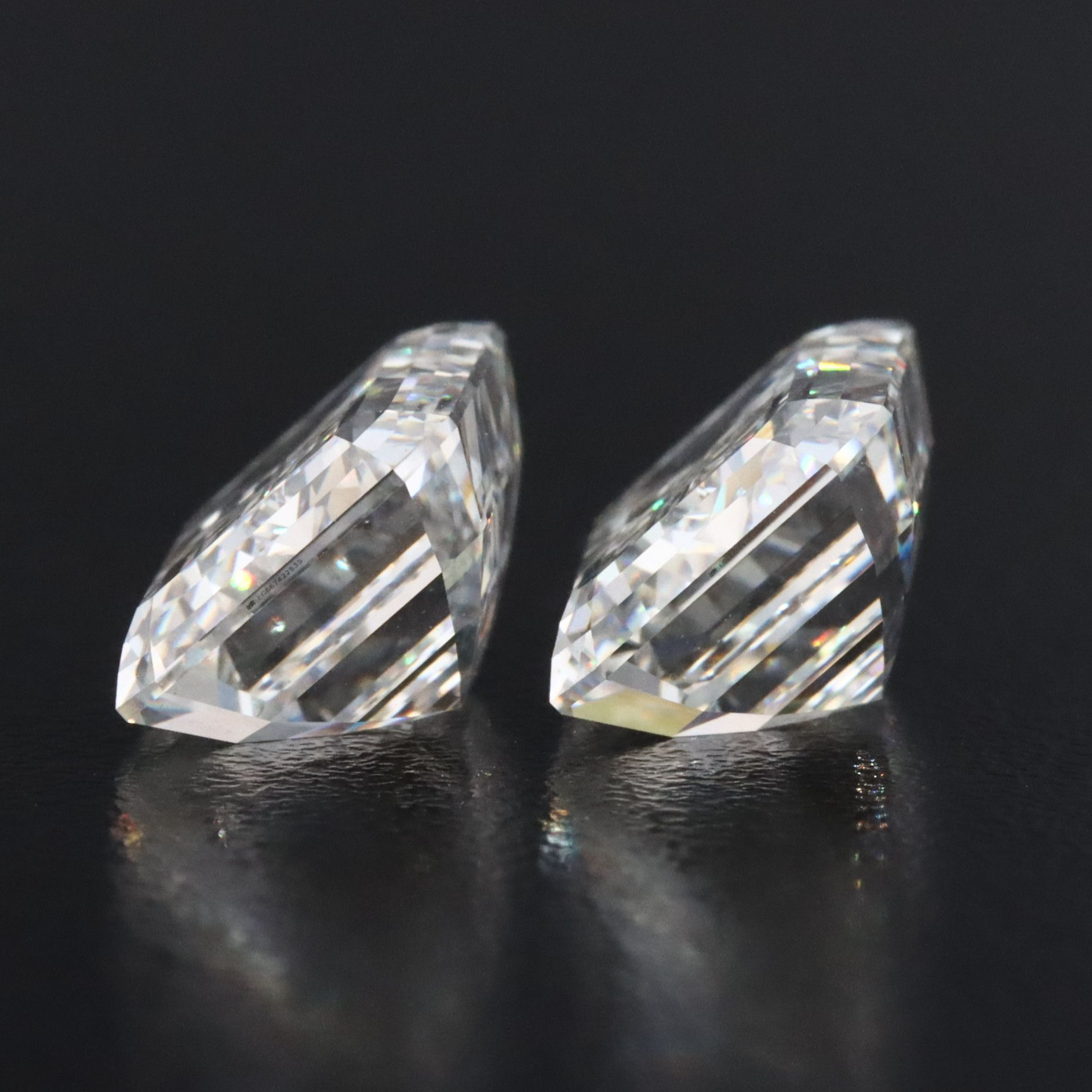 Loose 10.19 CTW Lab Grown Diamond Matched Pair with IGI Reports