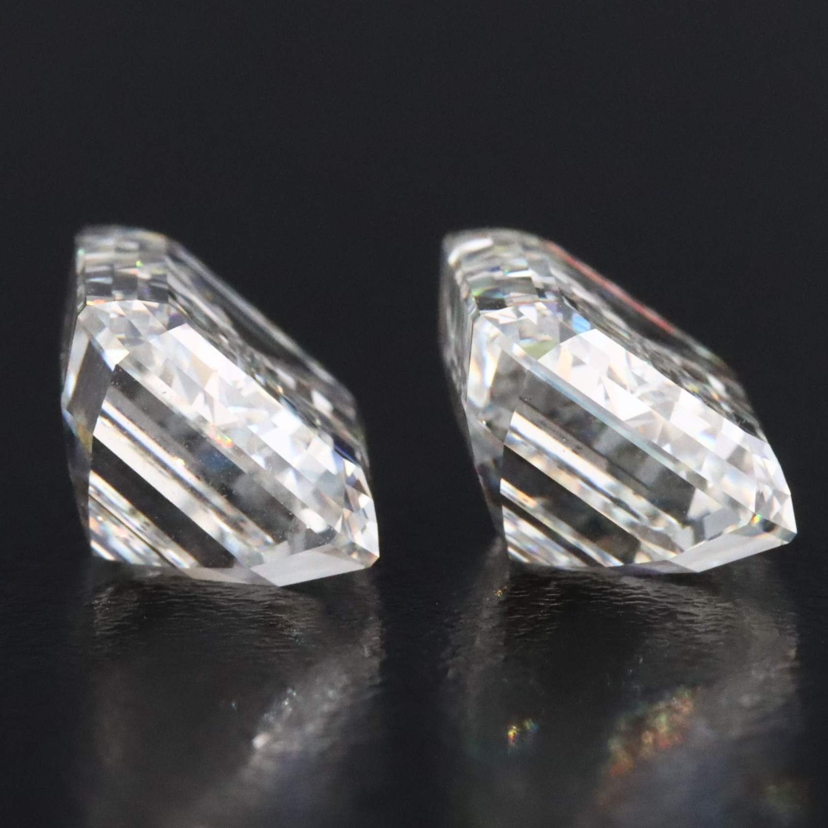 Loose 10.19 CTW Lab Grown Diamond Matched Pair with IGI Reports