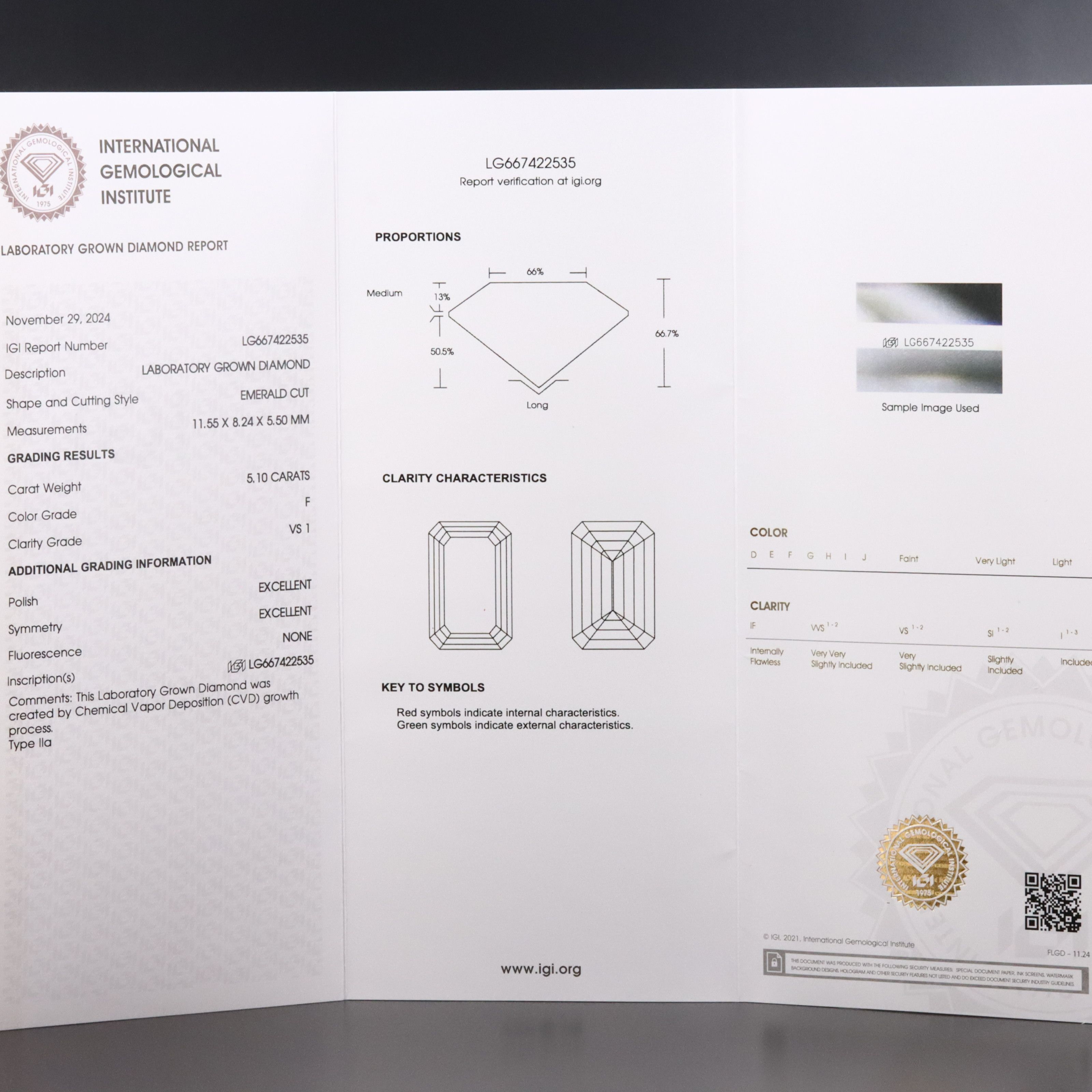 Loose 10.19 CTW Lab Grown Diamond Matched Pair with IGI Reports